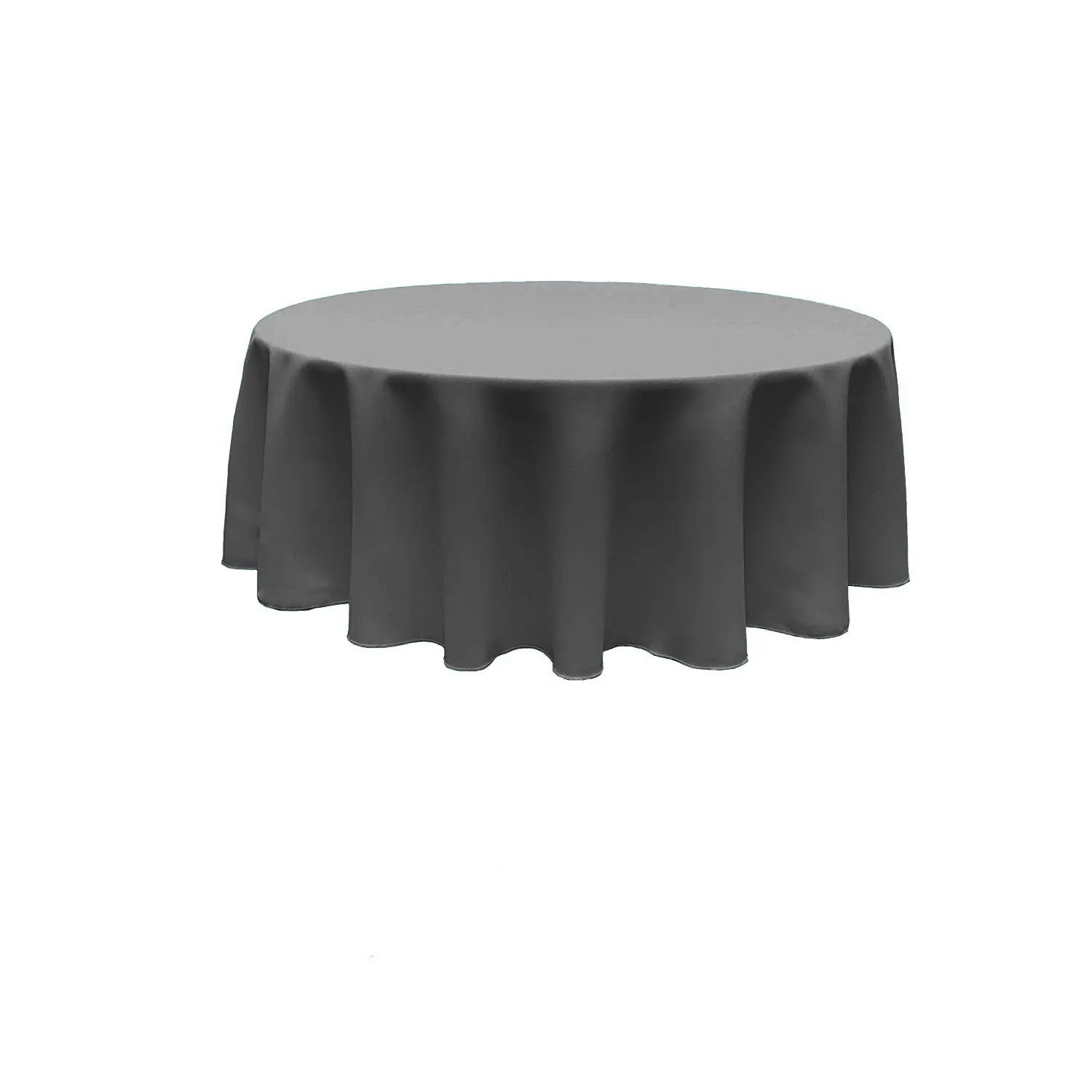 108" ROUND POLY POPLIN SEAMLESS TABLECLOTH