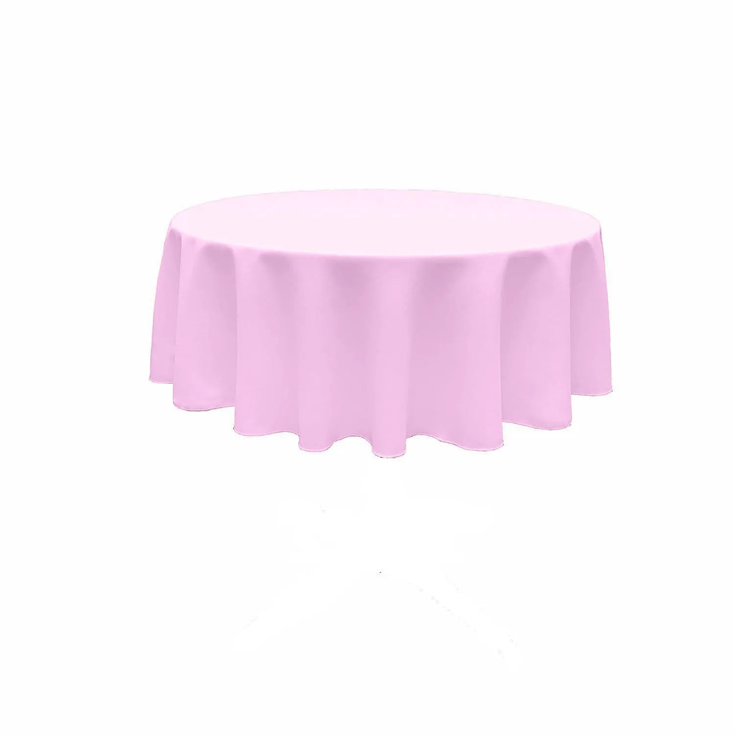 108" ROUND POLY POPLIN SEAMLESS TABLECLOTH