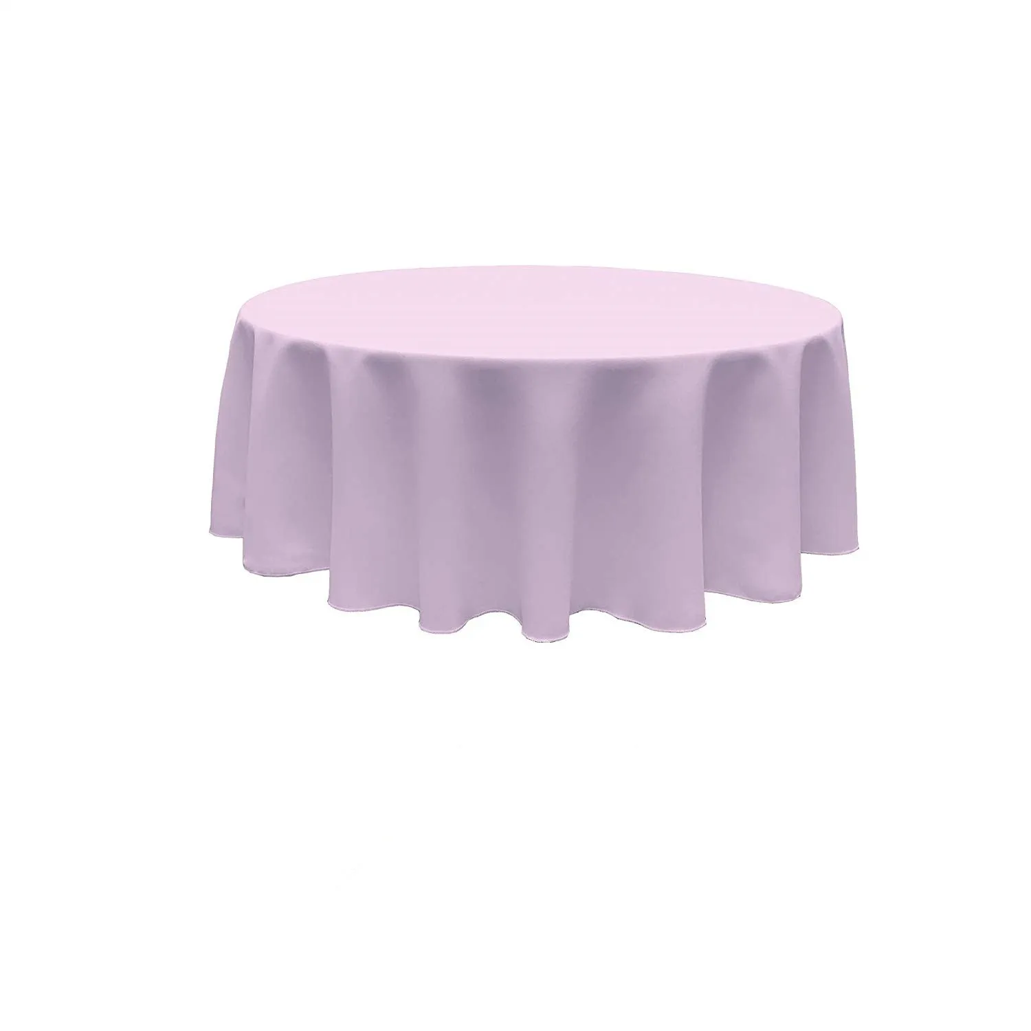 108" ROUND POLY POPLIN SEAMLESS TABLECLOTH