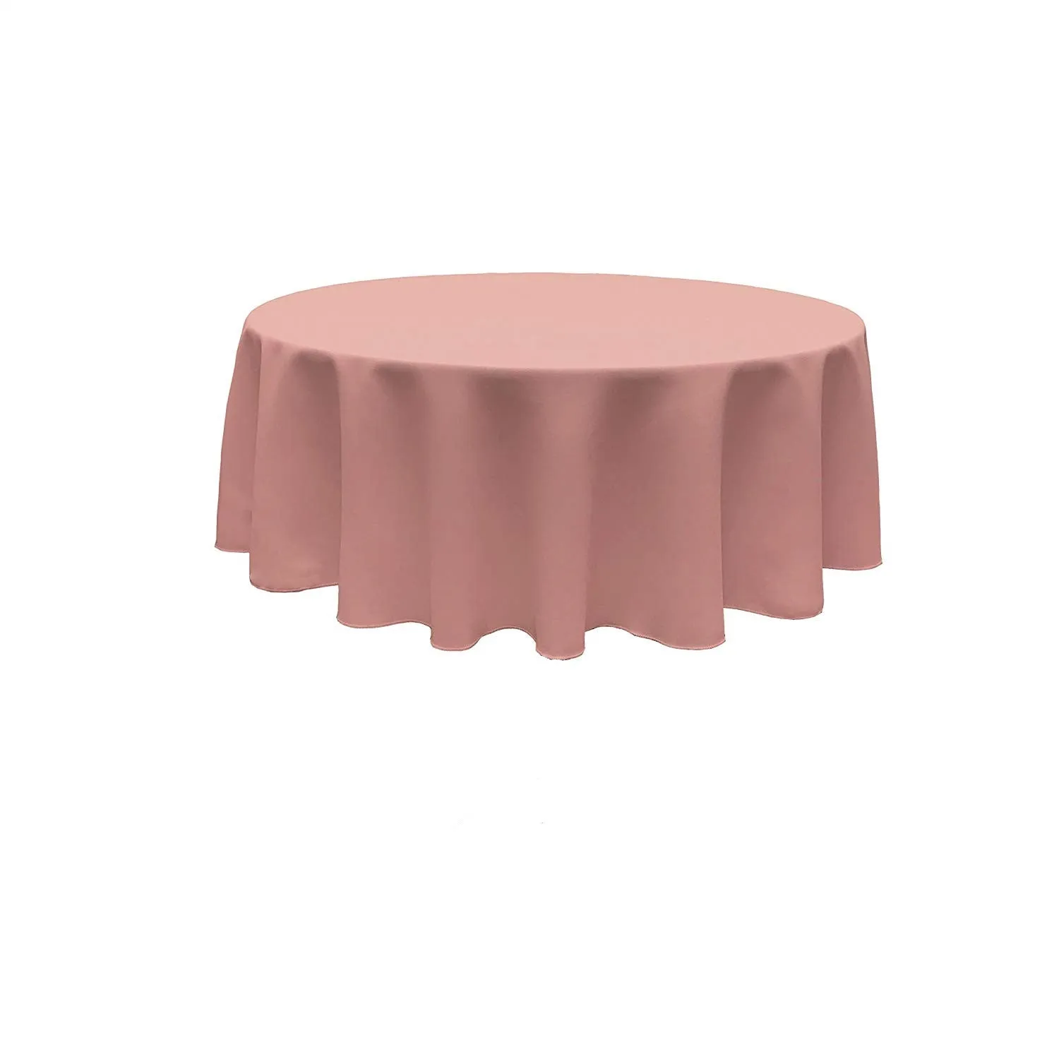 108" ROUND POLY POPLIN SEAMLESS TABLECLOTH