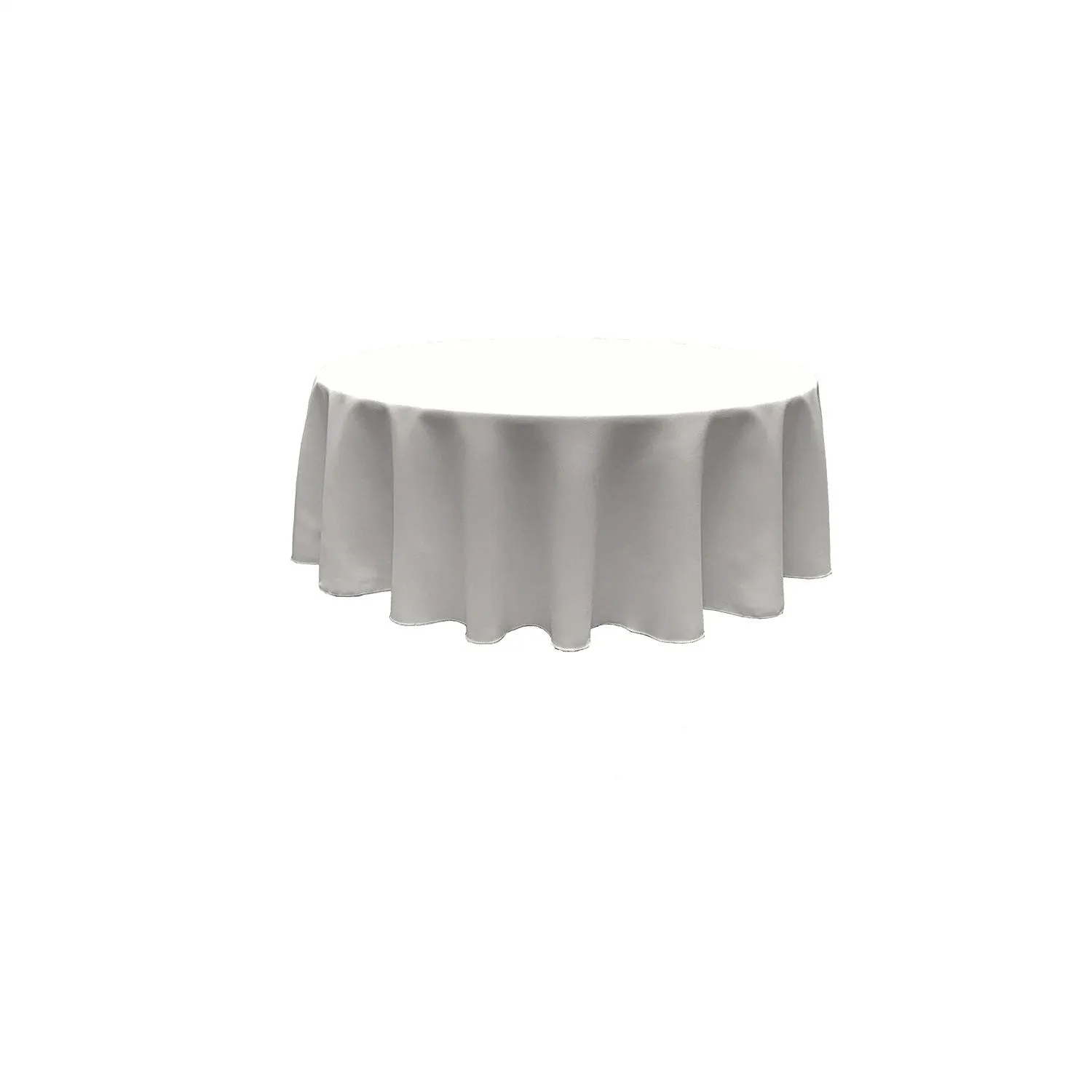 108" ROUND POLY POPLIN SEAMLESS TABLECLOTH