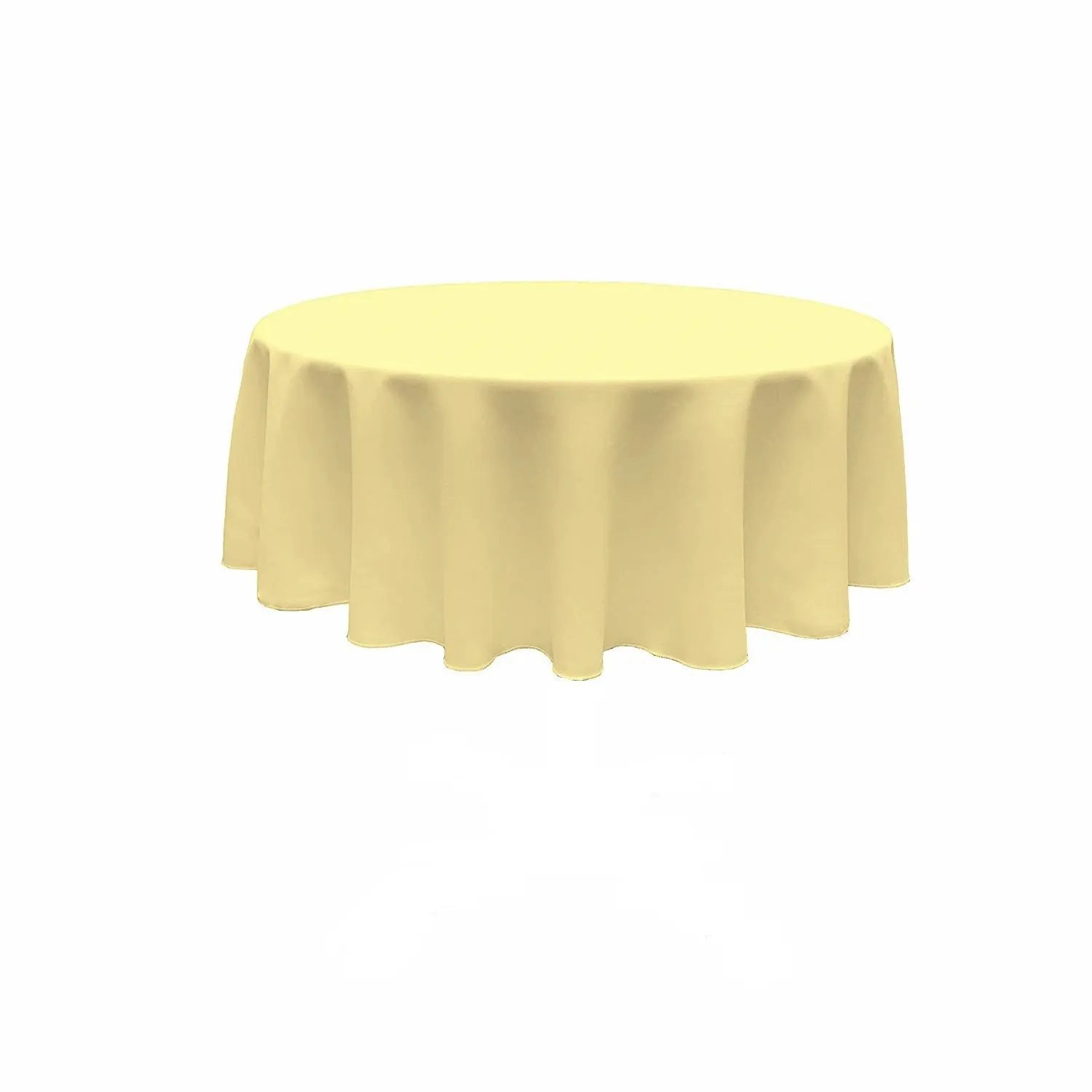 108" ROUND POLY POPLIN SEAMLESS TABLECLOTH