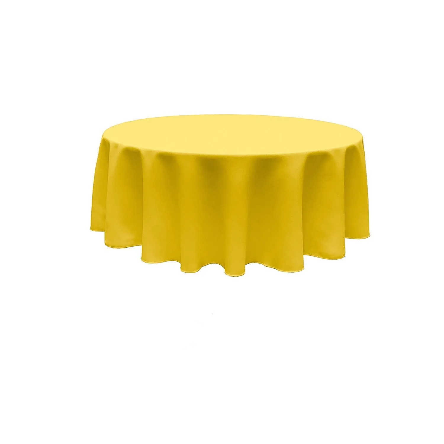108" ROUND POLY POPLIN SEAMLESS TABLECLOTH