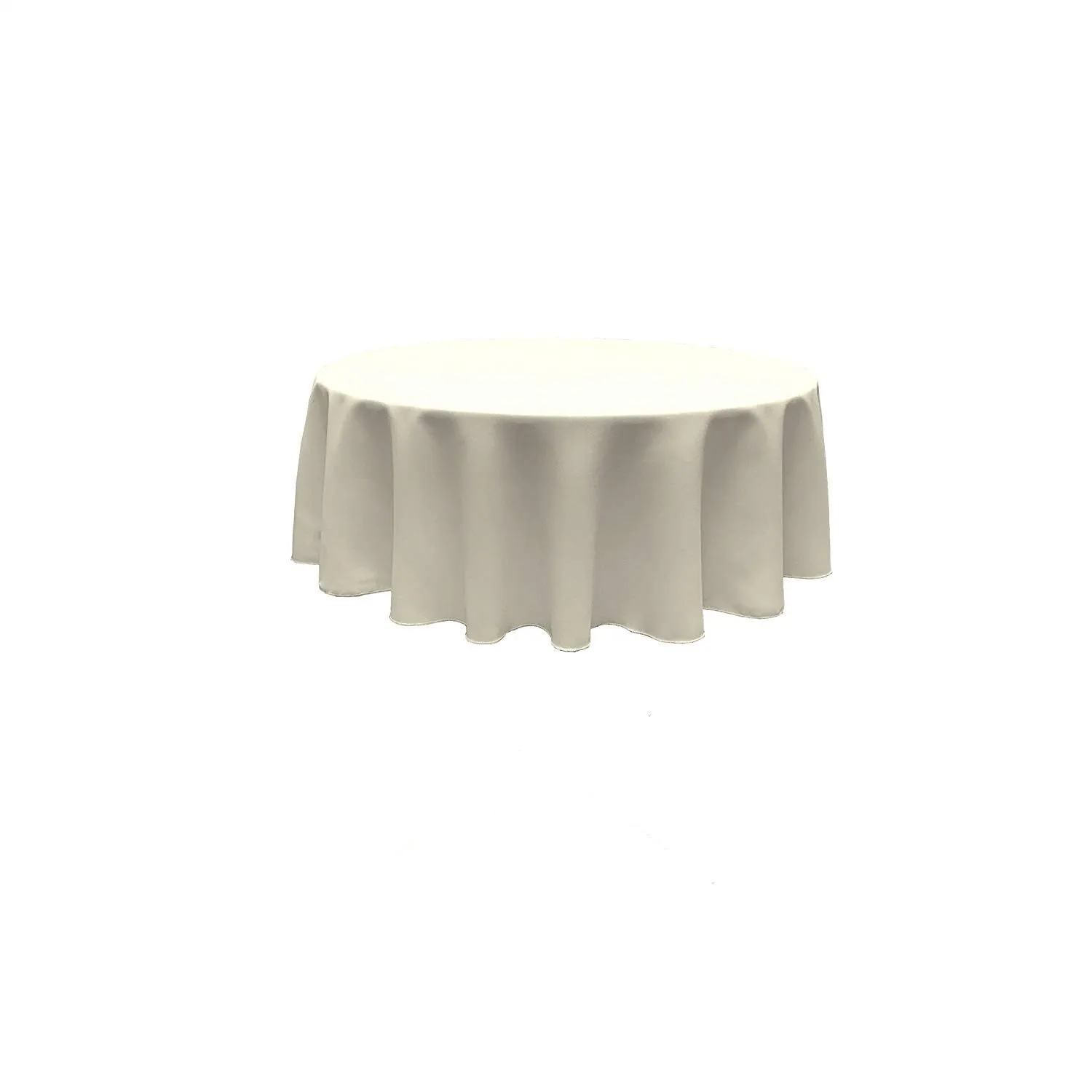 108" ROUND POLY POPLIN SEAMLESS TABLECLOTH