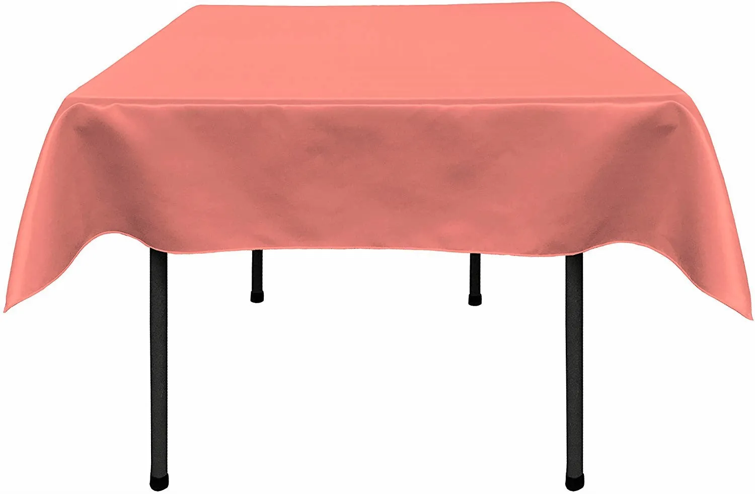 45"x45" SQUARE BRIDAL SATIN TABLECLOTH.