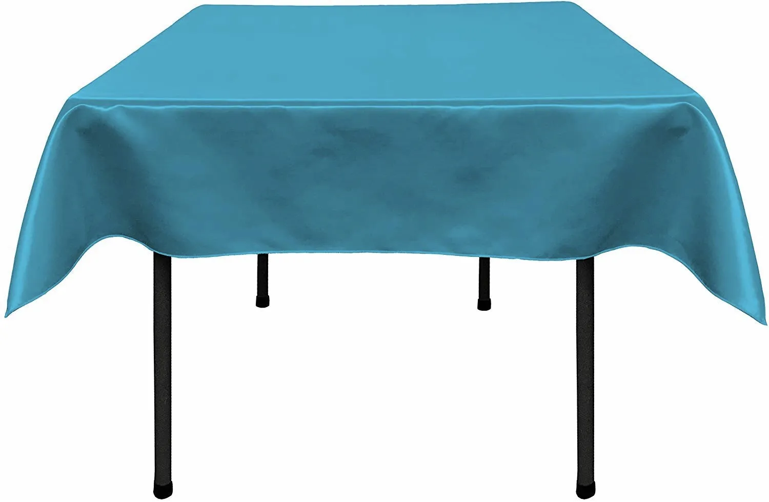 45"x45" SQUARE BRIDAL SATIN TABLECLOTH.