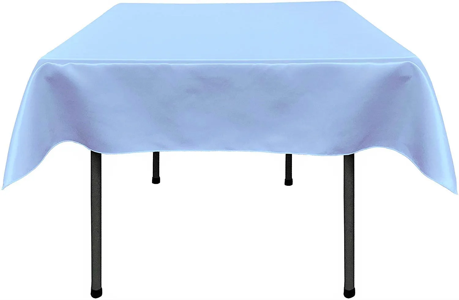 45"x45" SQUARE BRIDAL SATIN TABLECLOTH.