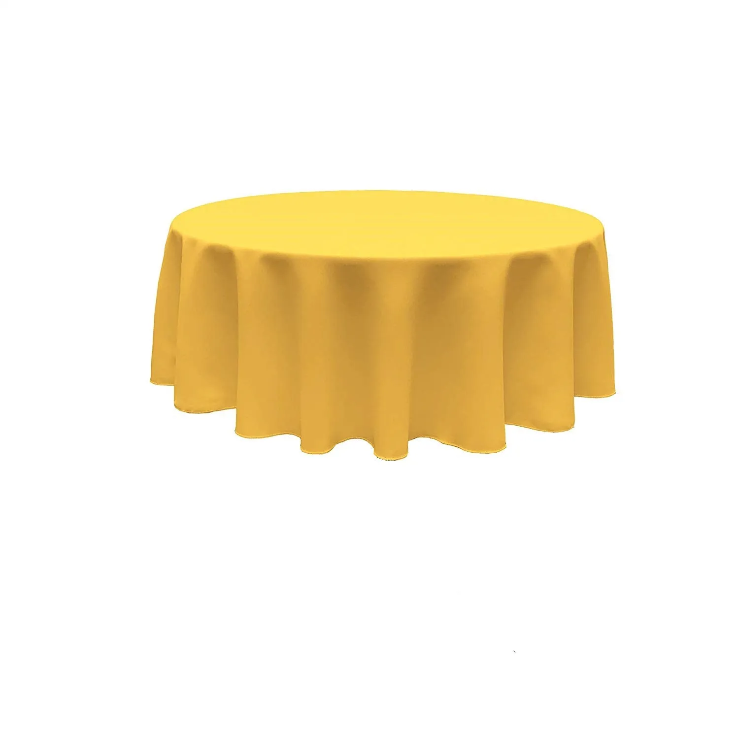 84" ROUND POLY POPLIN SEAMLESS TABLECLOTH