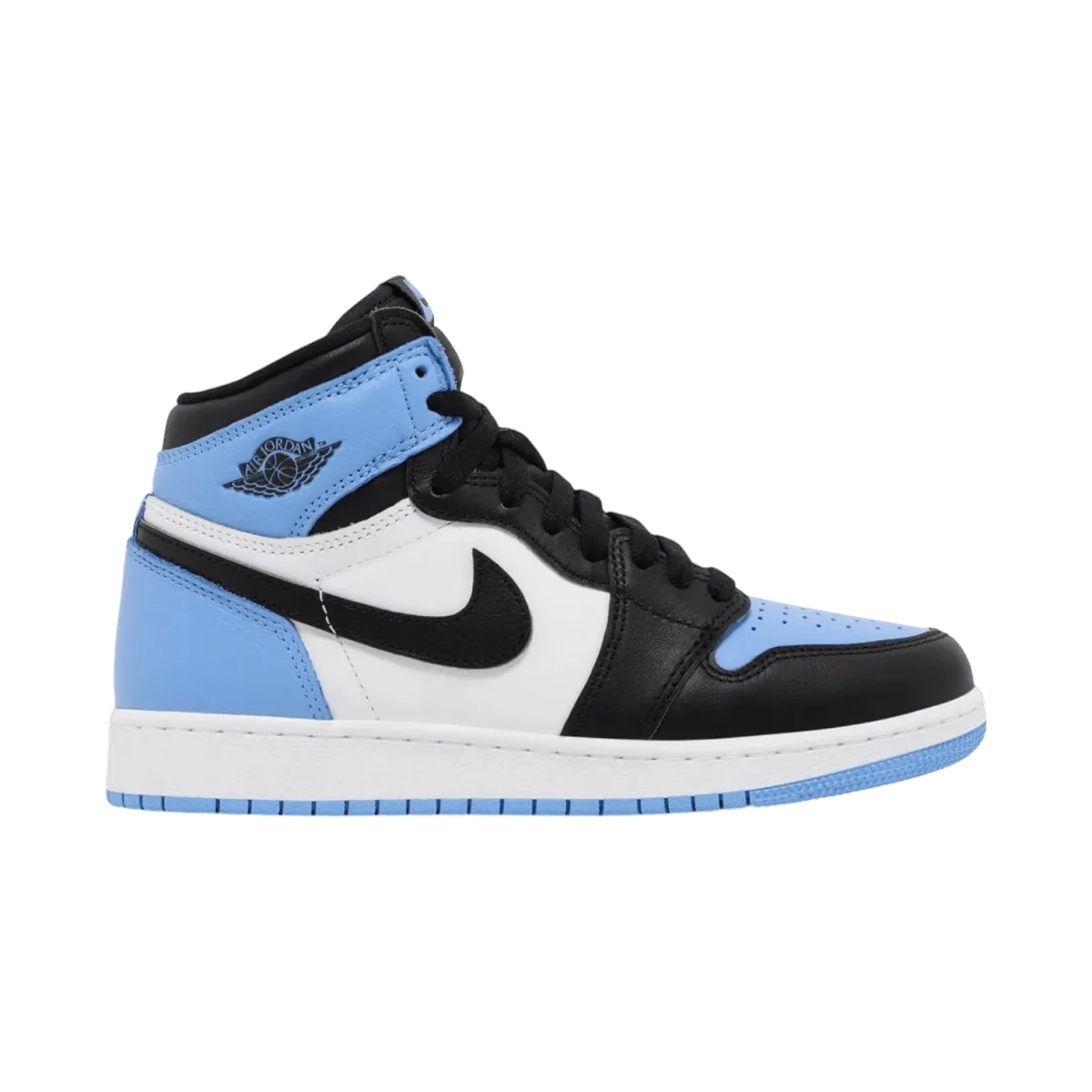 Air Jordan 1 Retro High 'UNC Toe' - Gently Enjoyed (Used) Grade School 6 - Rep Box