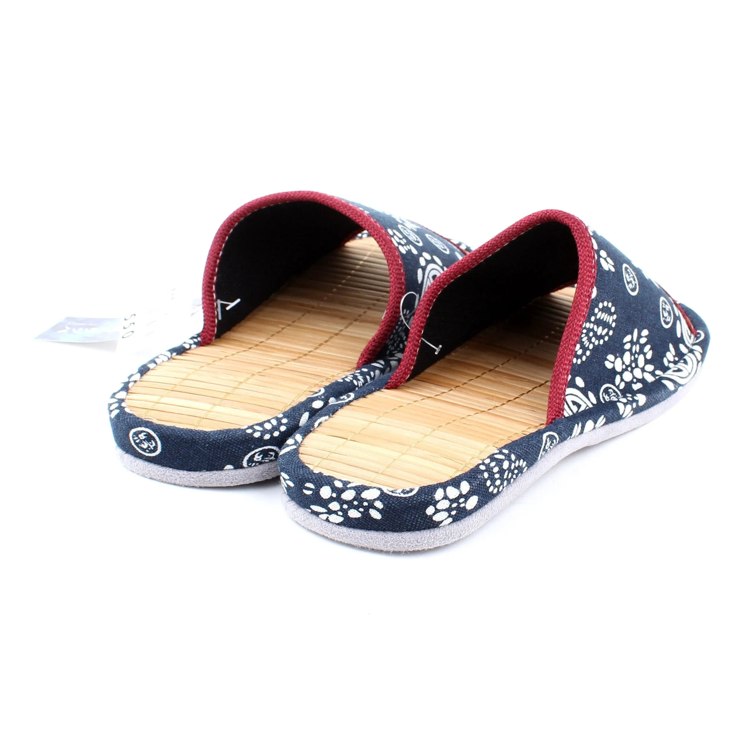 Aizome Dye Style Bamboo Slippers