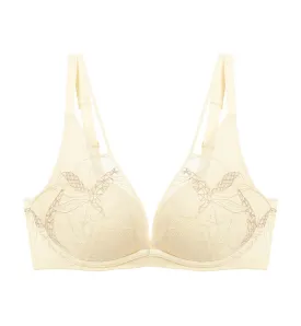 Aqua Paradise Non Wired Push Up Deep V Bra