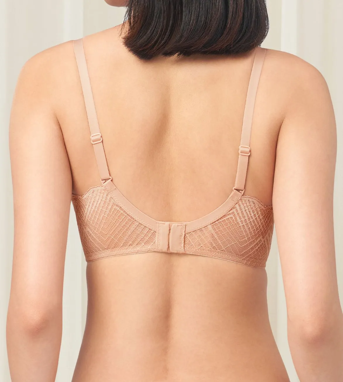 Aqua Shan Wired Push Up Deep V Bra