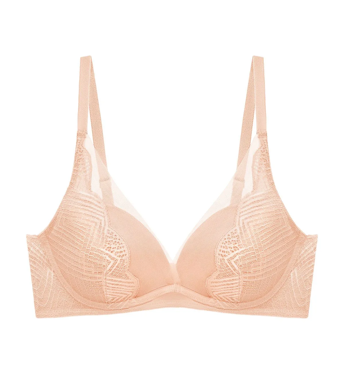 Aqua Shan Wired Push Up Deep V Bra