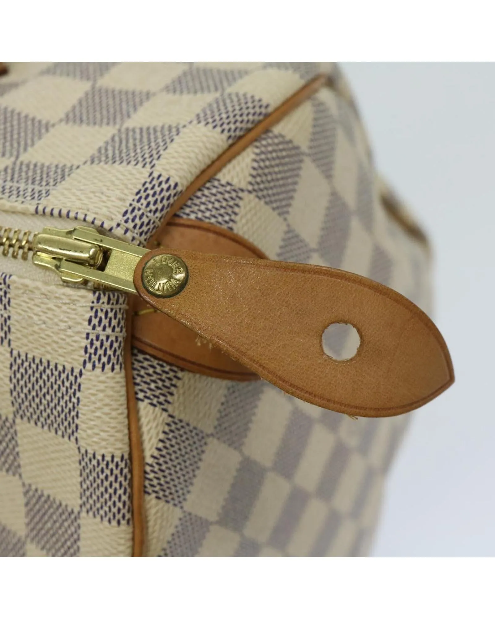 Authentic Damier Azur Speedy 30 Hand Bag - Luxury Designer Ecommerce Store