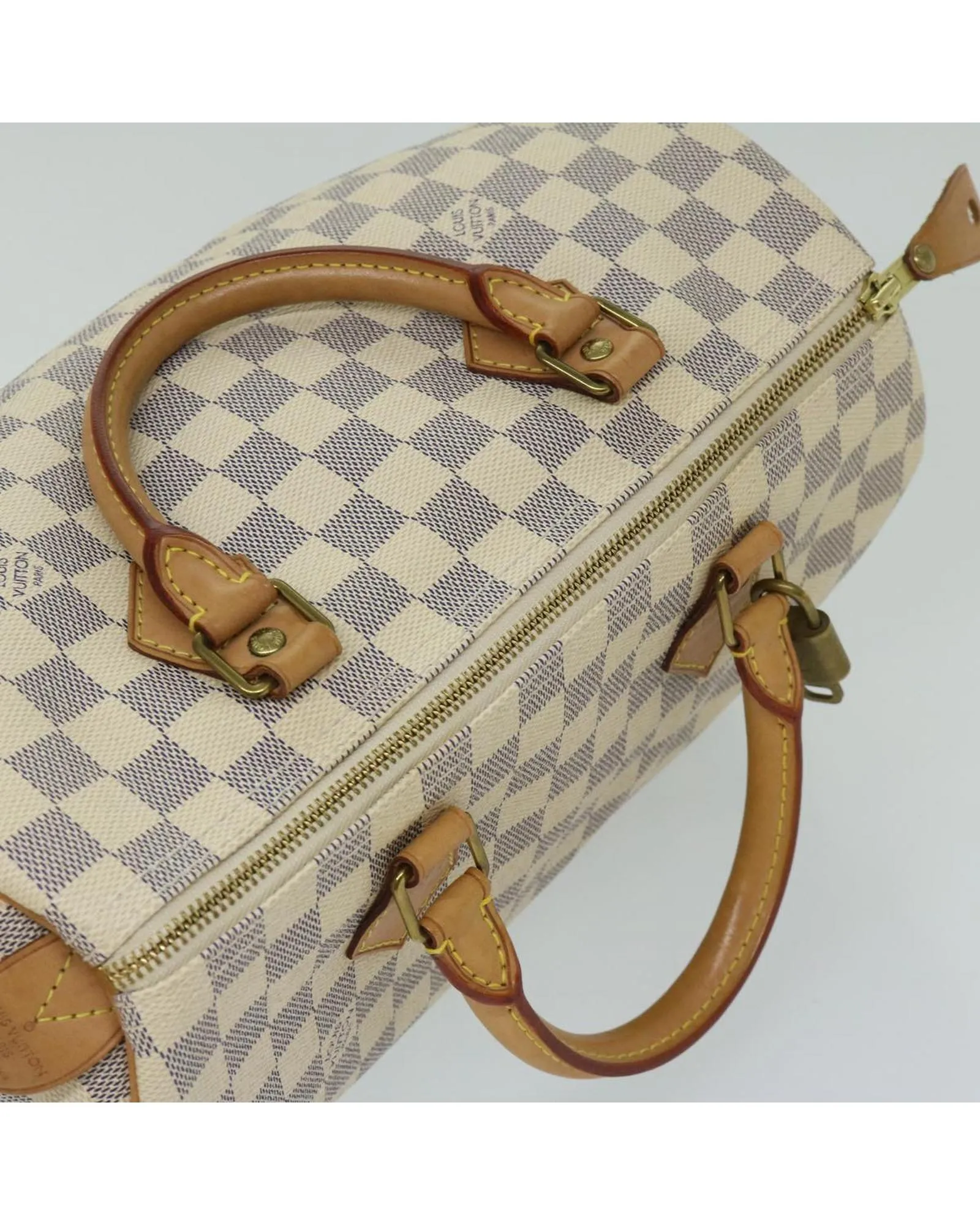 Authentic Damier Azur Speedy 30 Hand Bag - Luxury Designer Ecommerce Store