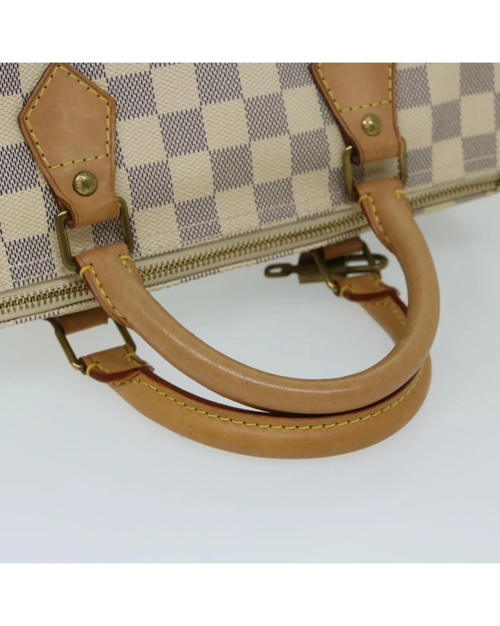 Authentic Damier Azur Speedy 30 Hand Bag - Luxury Designer Ecommerce Store