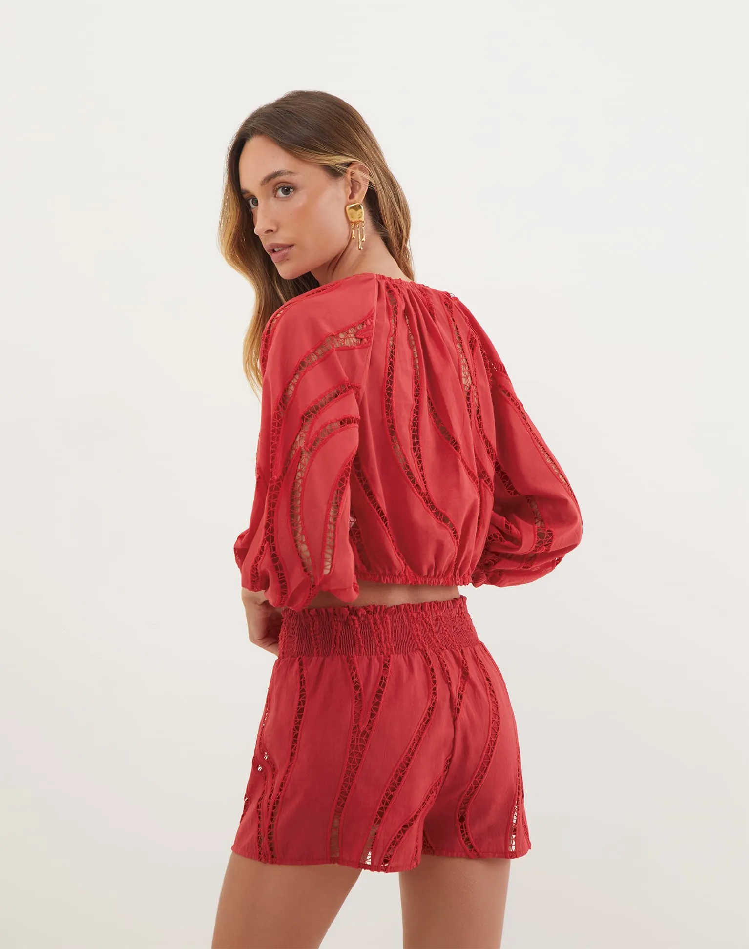 Babi Blouse - Raspberry