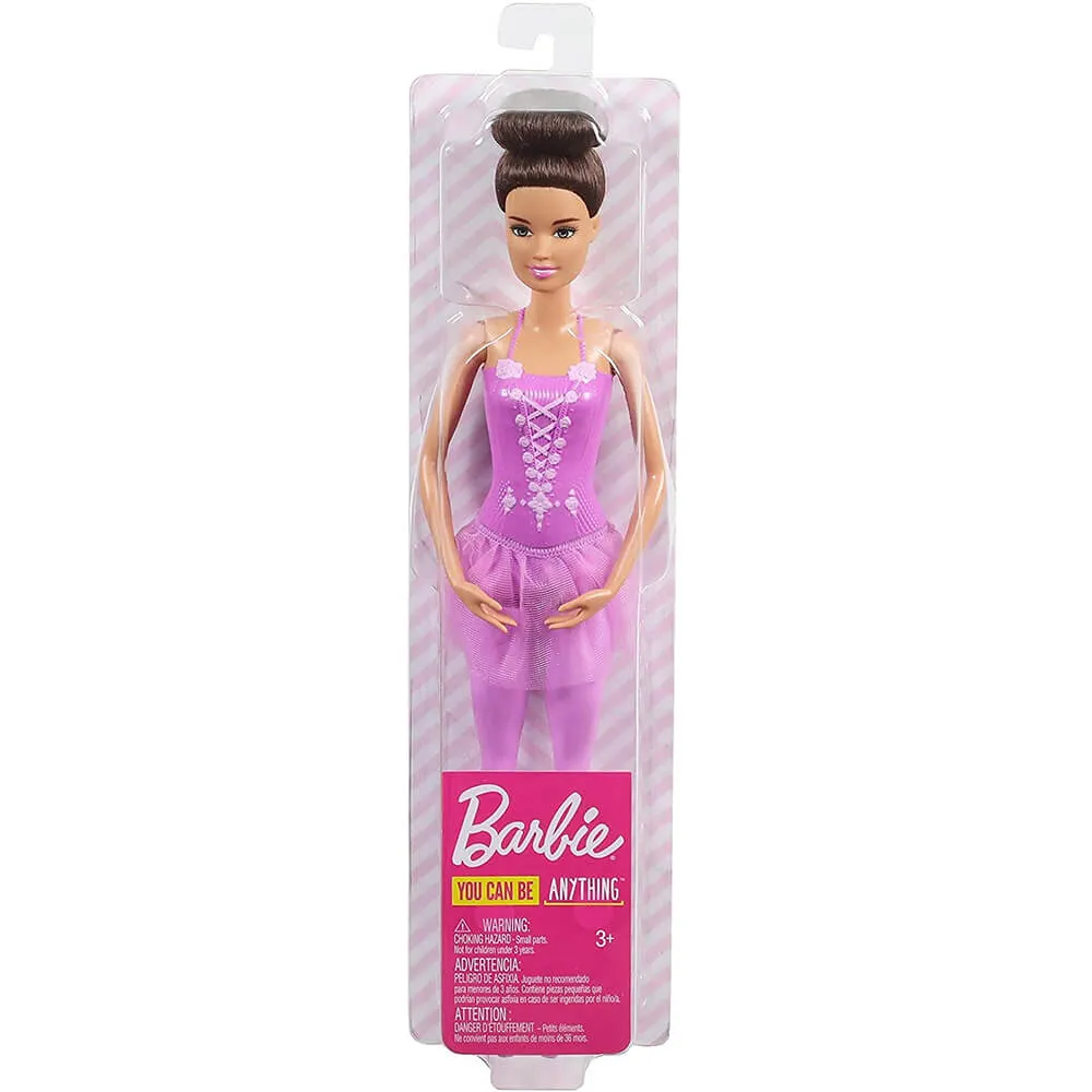 Barbie Ballerina Doll - Brown Hair and Lilac Tutu