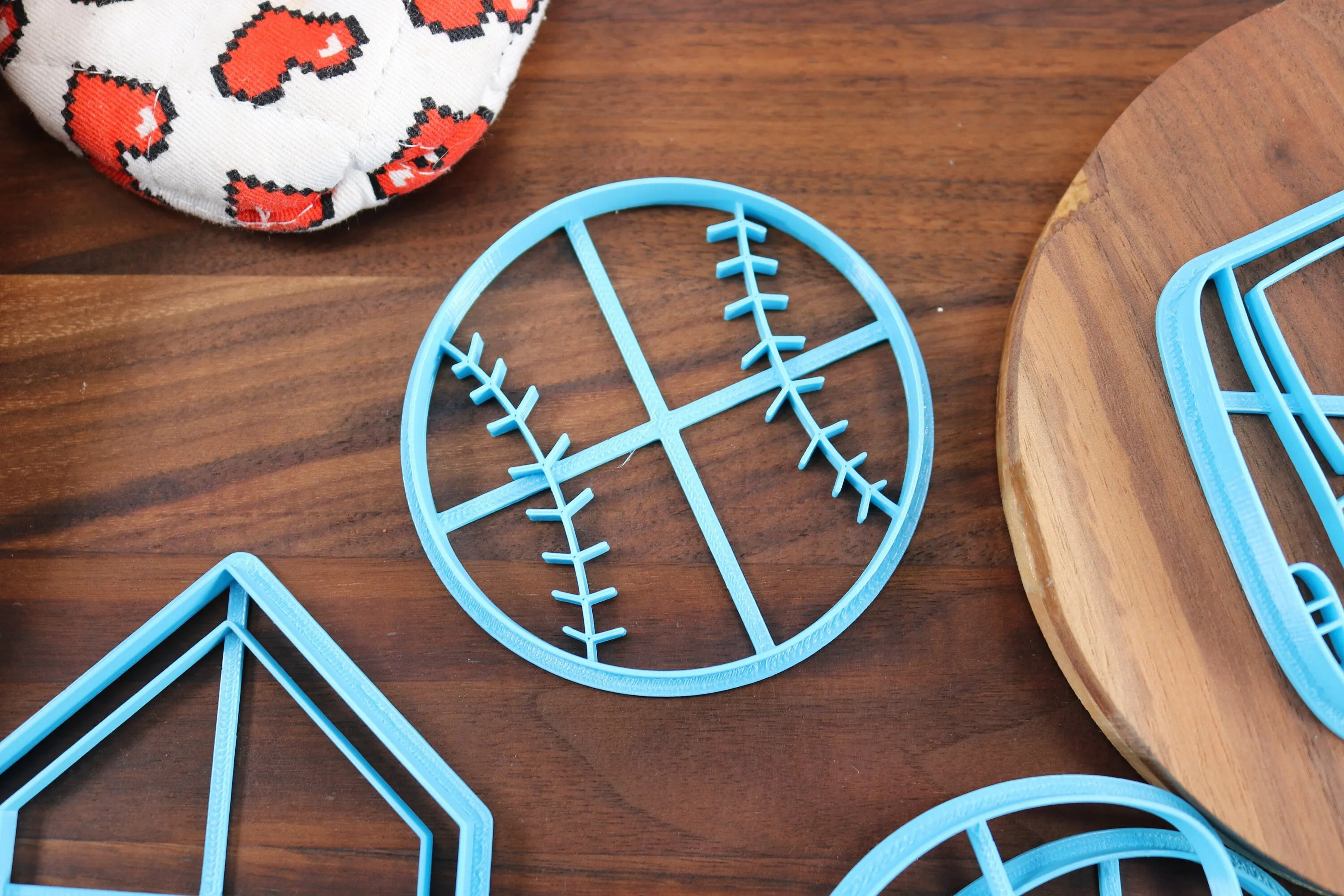 Baseball Cookie Cutters - Baseball Bat, Baseball Gloves, Baseball Helmet, Baseball, Home Plate