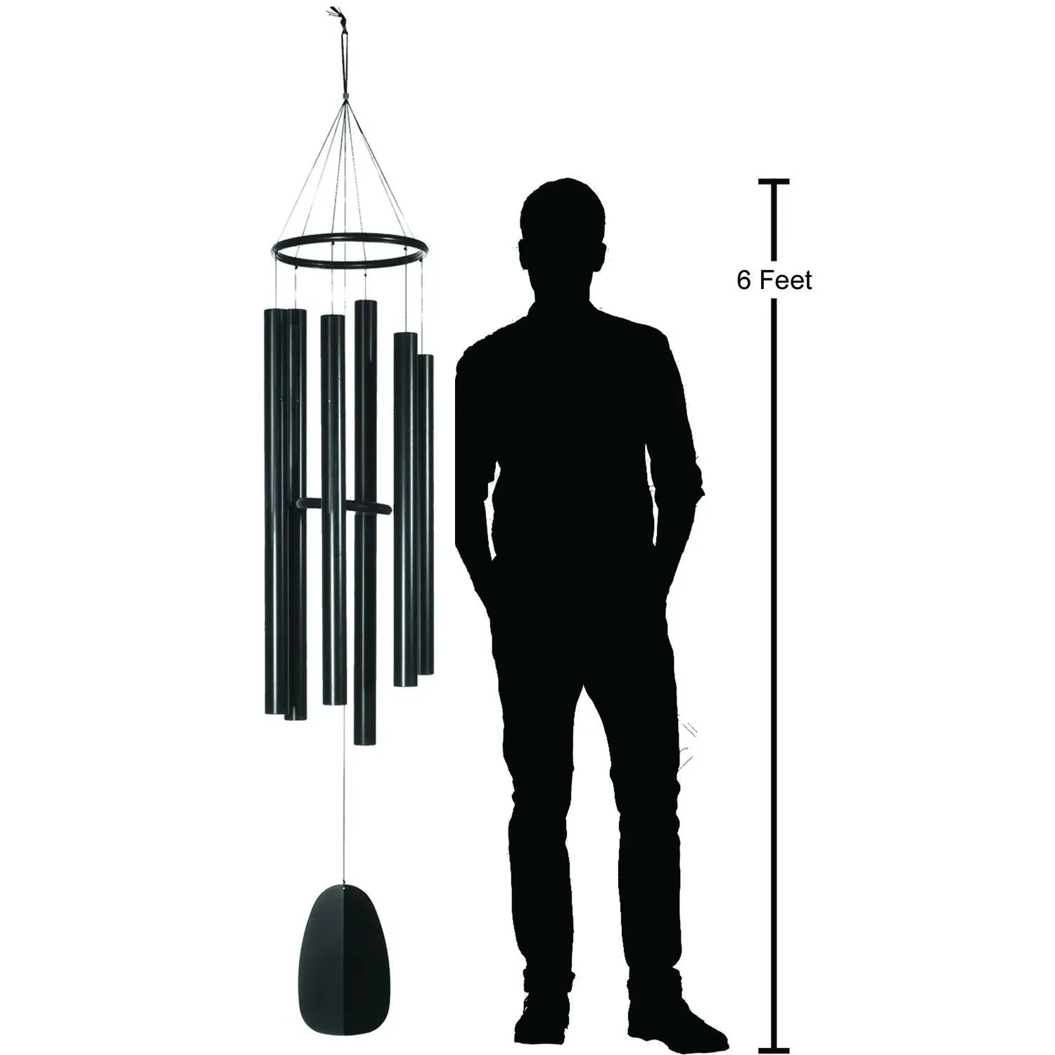 Bells of Paradise - Black, 88-Inch