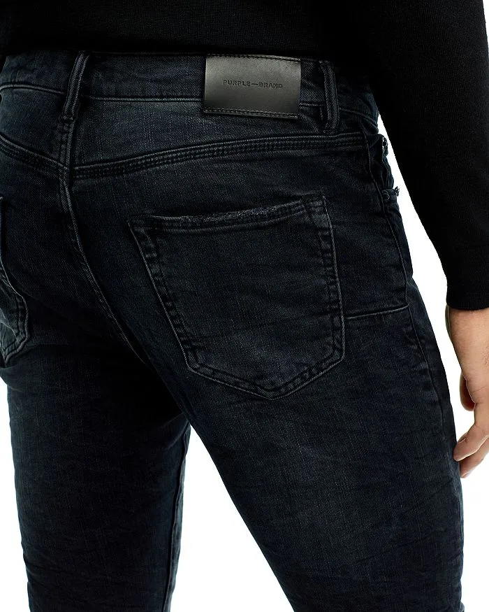 Black skinny jeans P001 Purple Brand