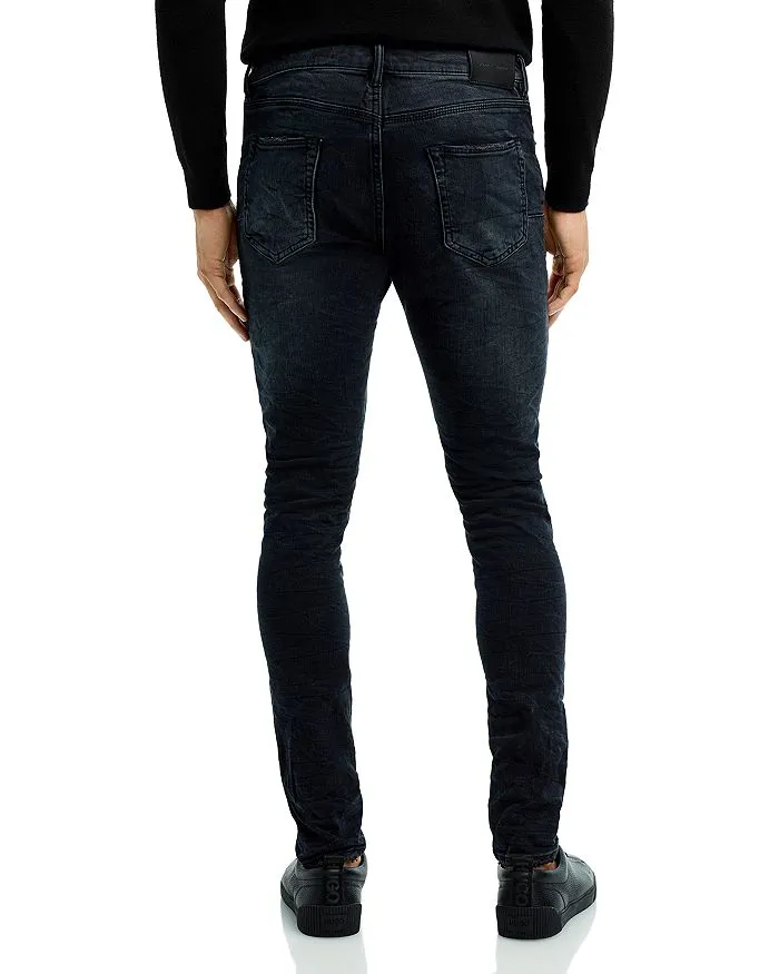 Black skinny jeans P001 Purple Brand