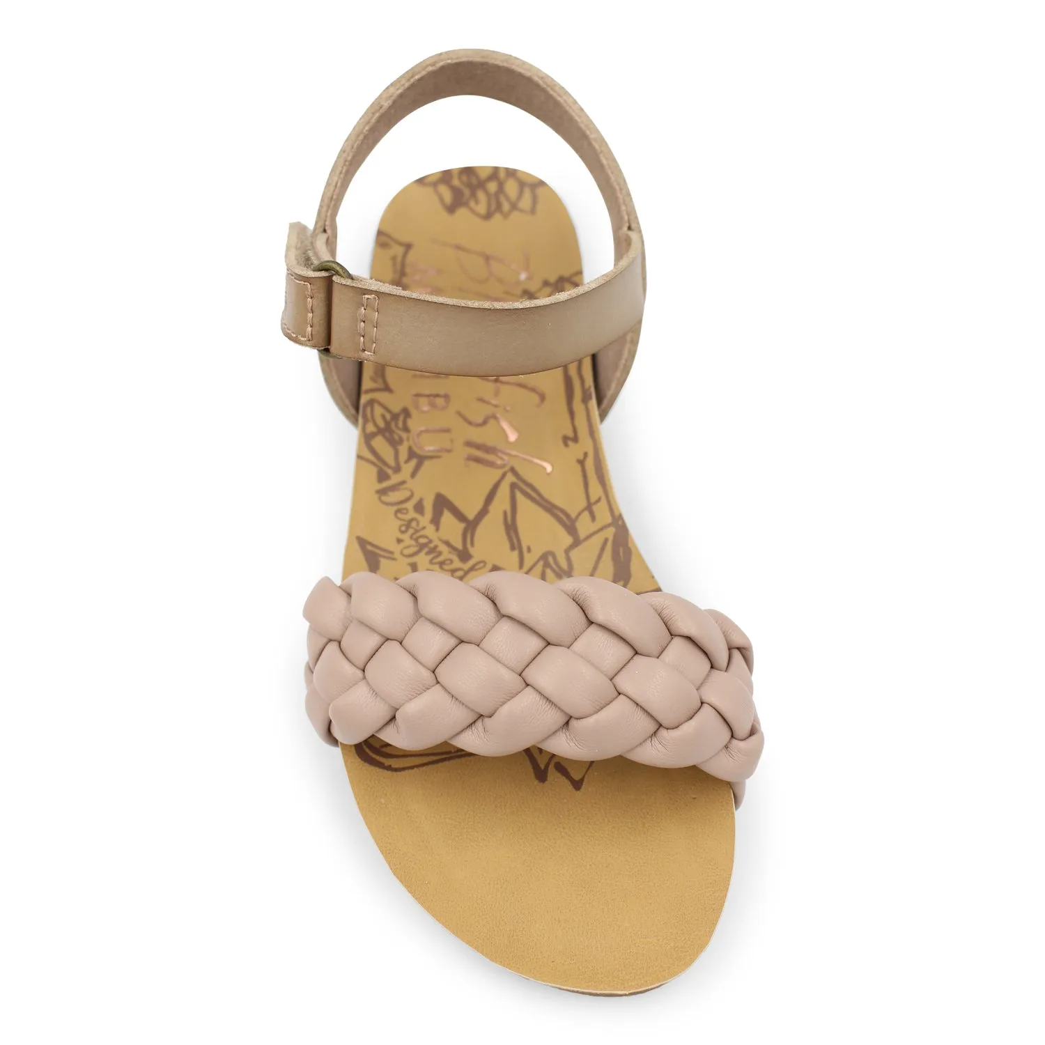 Blowfish Kid's Gaita-K Braided Strap Sandal - Lotus Mandala Dyecut
