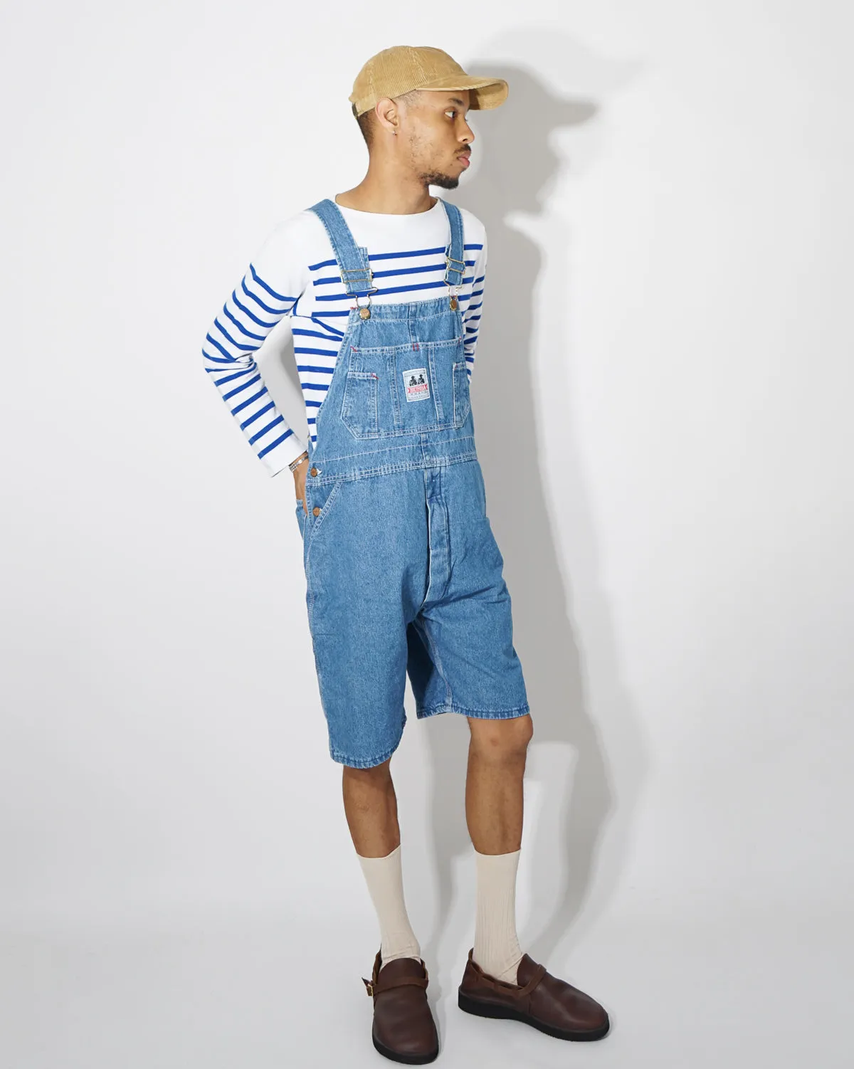 Bubba Brand Denim Shorts Overall