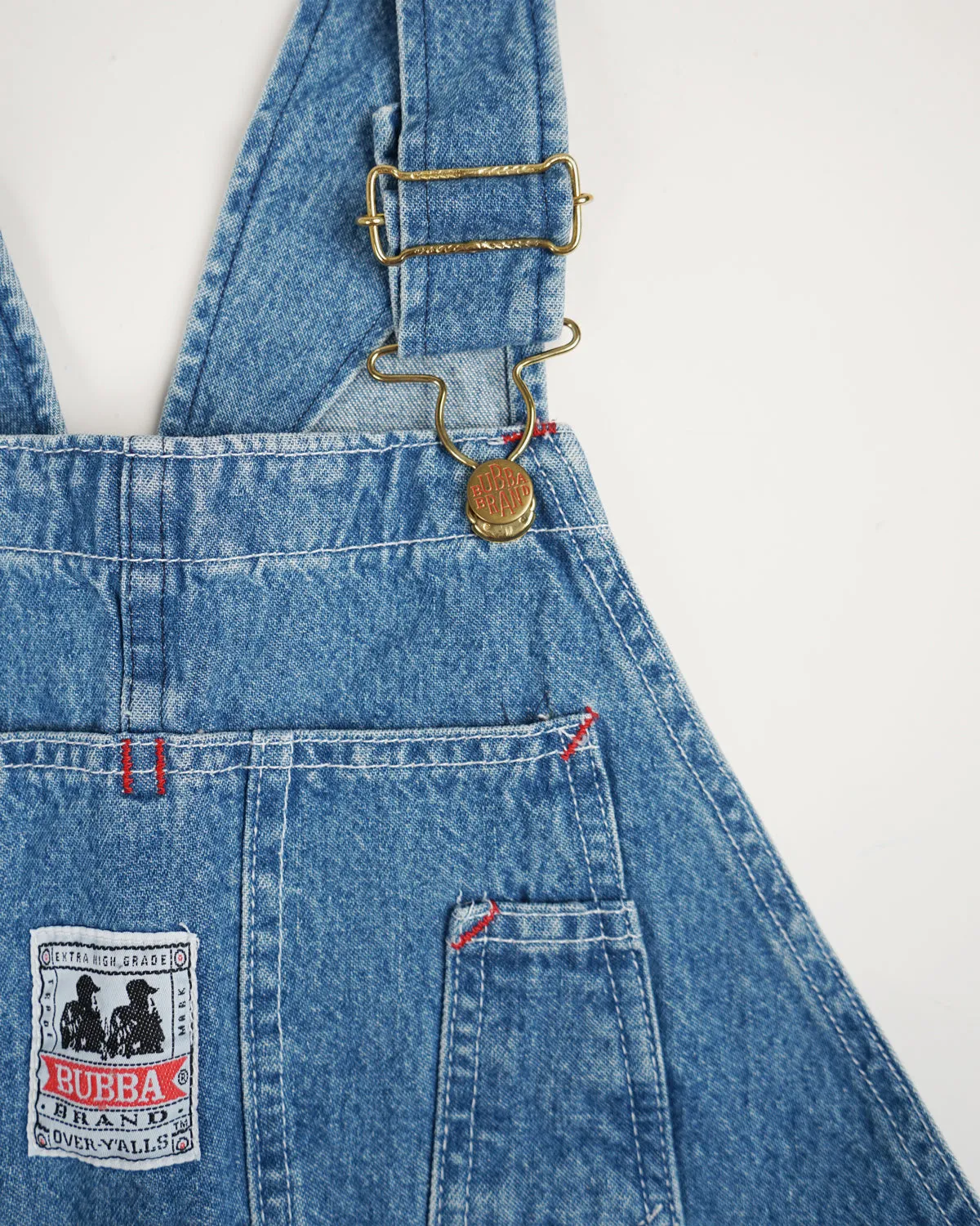 Bubba Brand Denim Shorts Overall