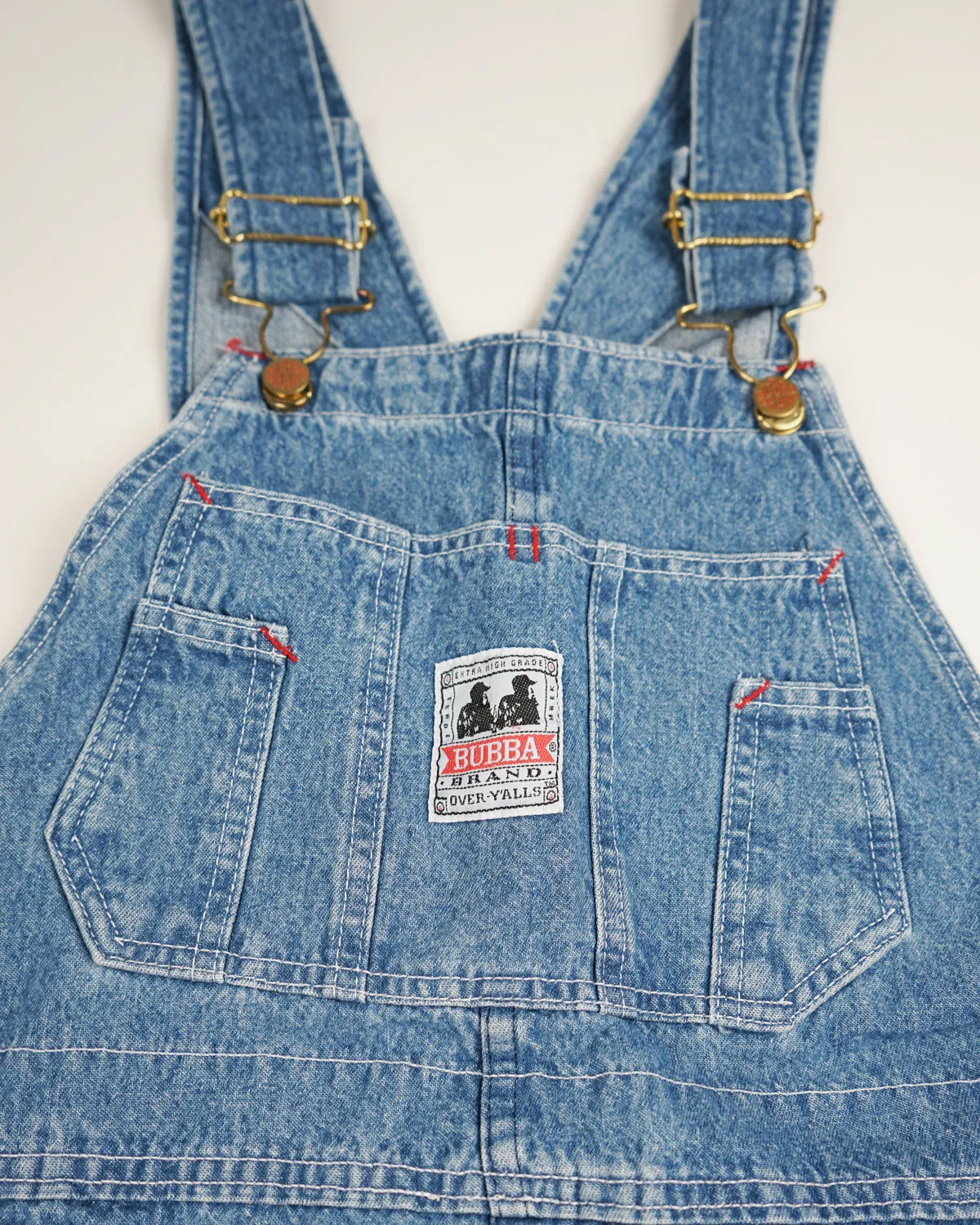 Bubba Brand Denim Shorts Overall