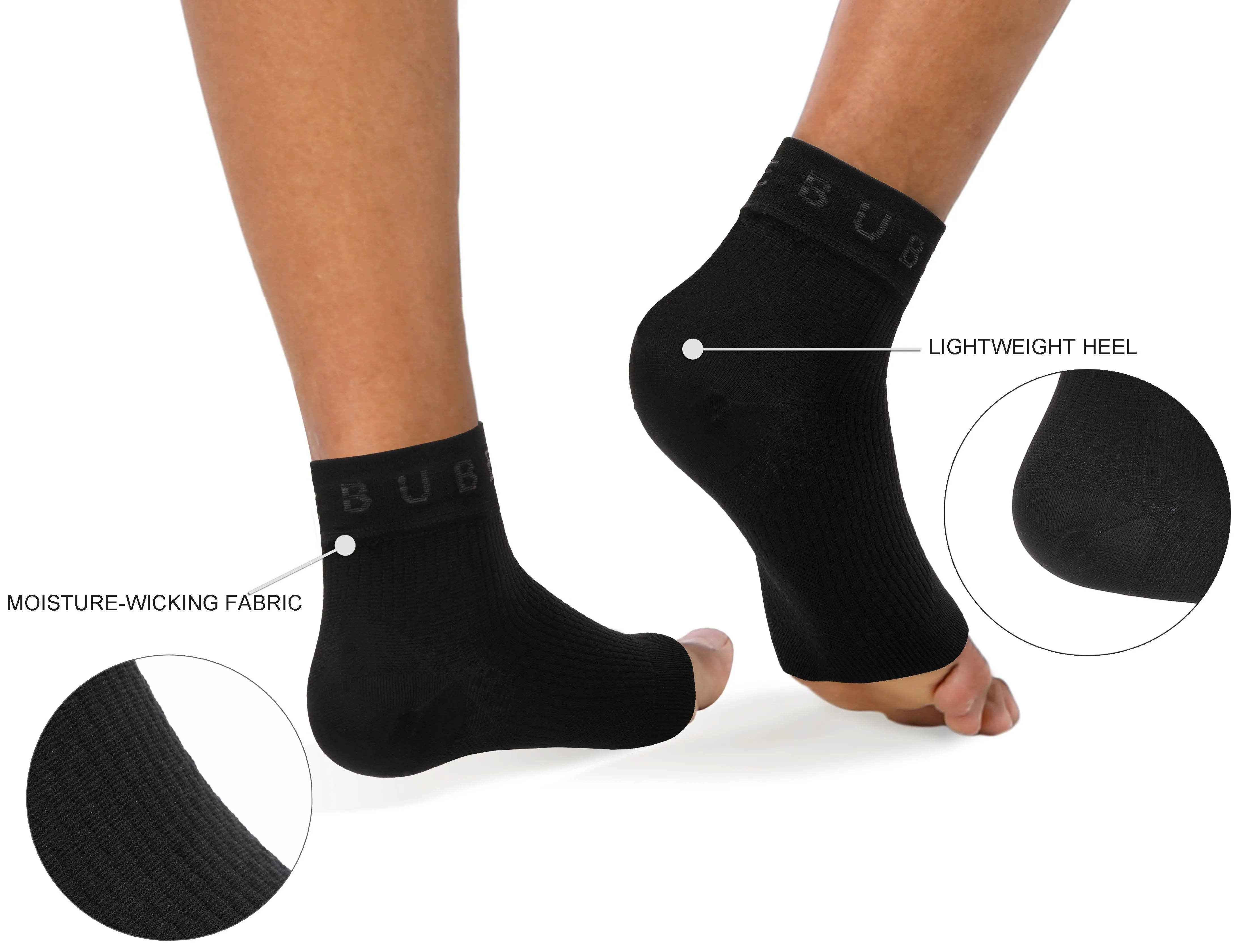 BUBBLELIME 80N/20S Compression Arch Support Ankle Brace_Plus Size