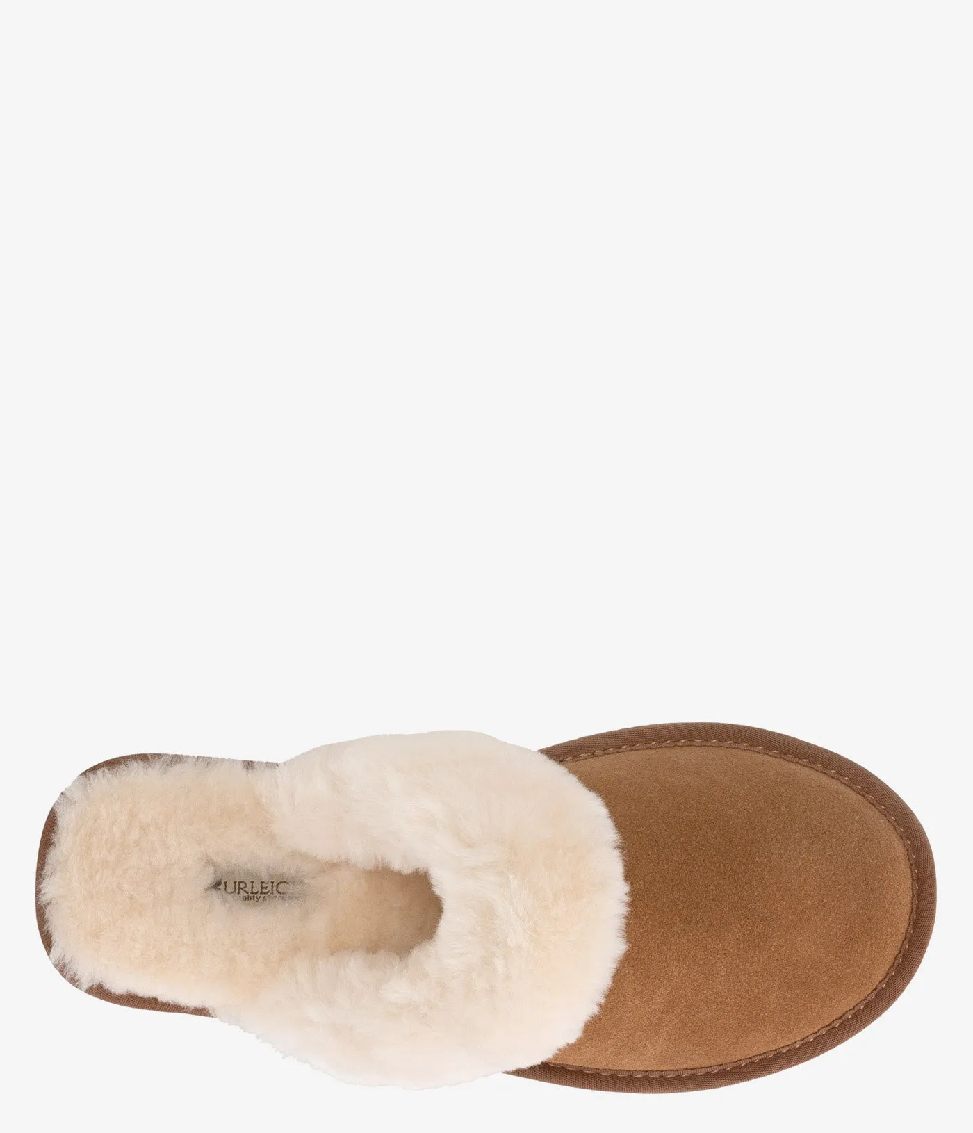 Burleigh Plush Scuff Slide Sheepskin Slipper - Women