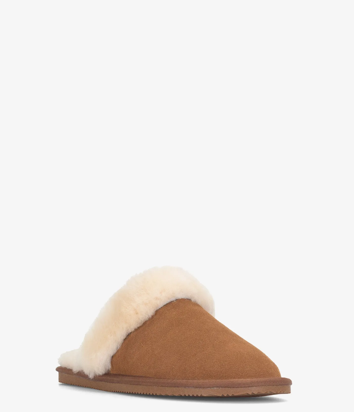 Burleigh Plush Scuff Slide Sheepskin Slipper - Women