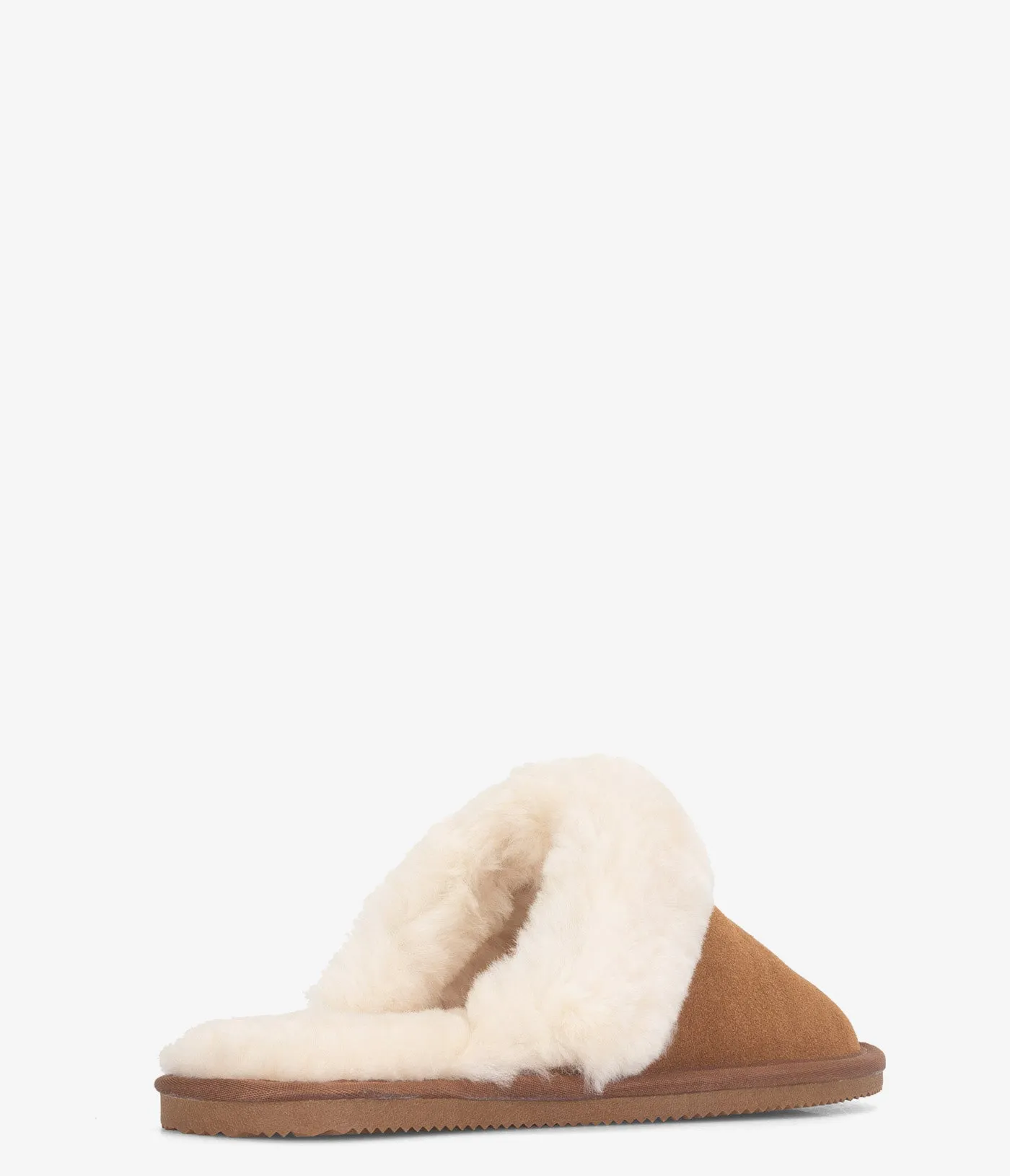 Burleigh Plush Scuff Slide Sheepskin Slipper - Women