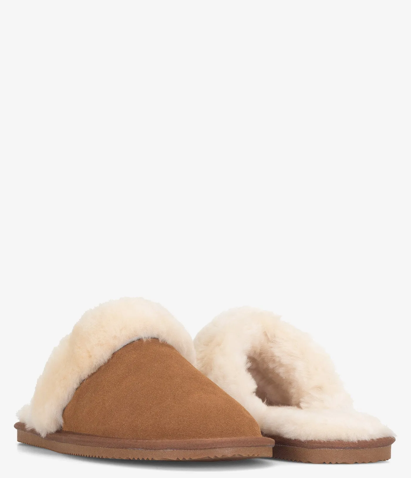 Burleigh Plush Scuff Slide Sheepskin Slipper - Women