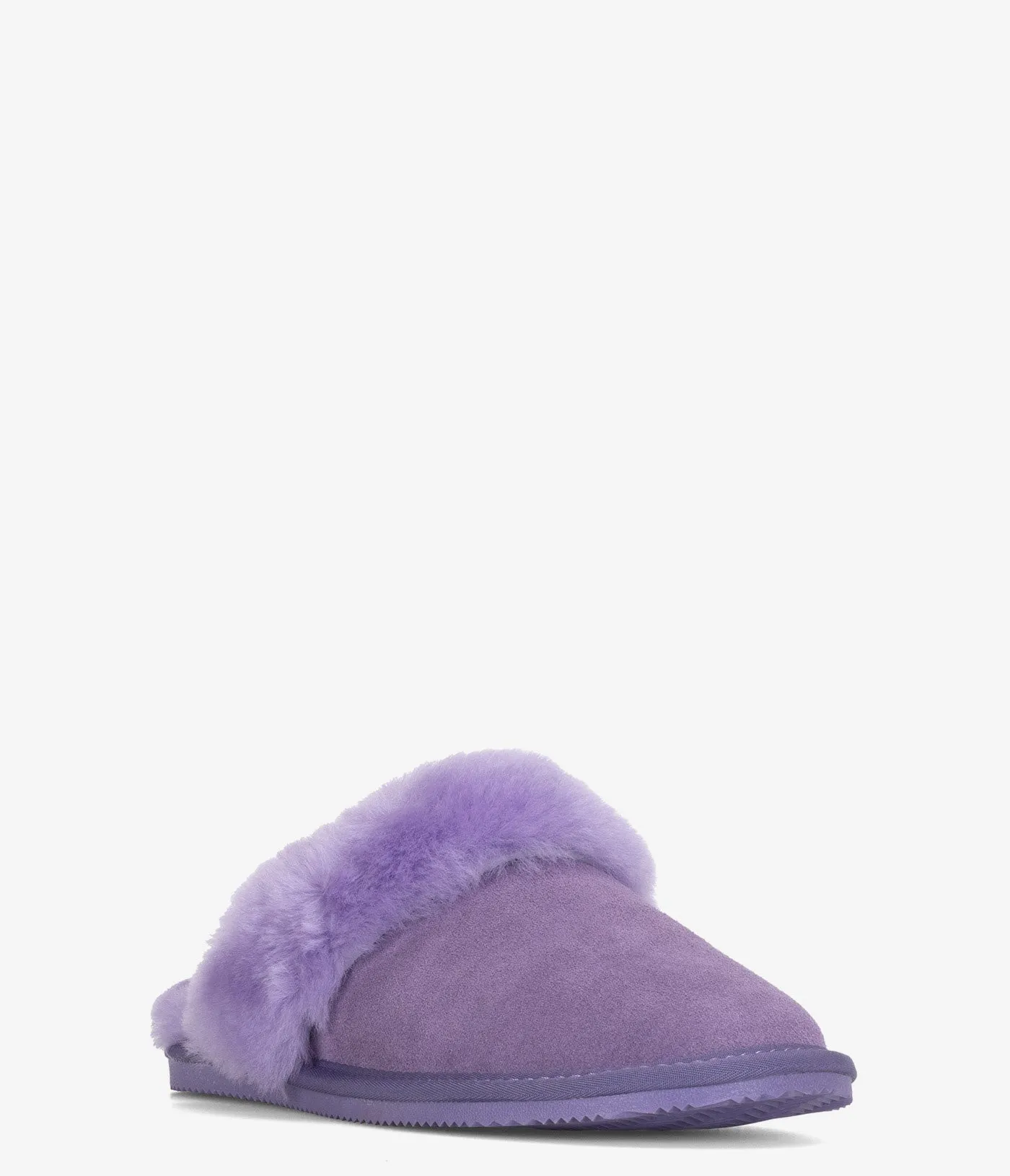 Burleigh Plush Scuff Slide Sheepskin Slipper - Women