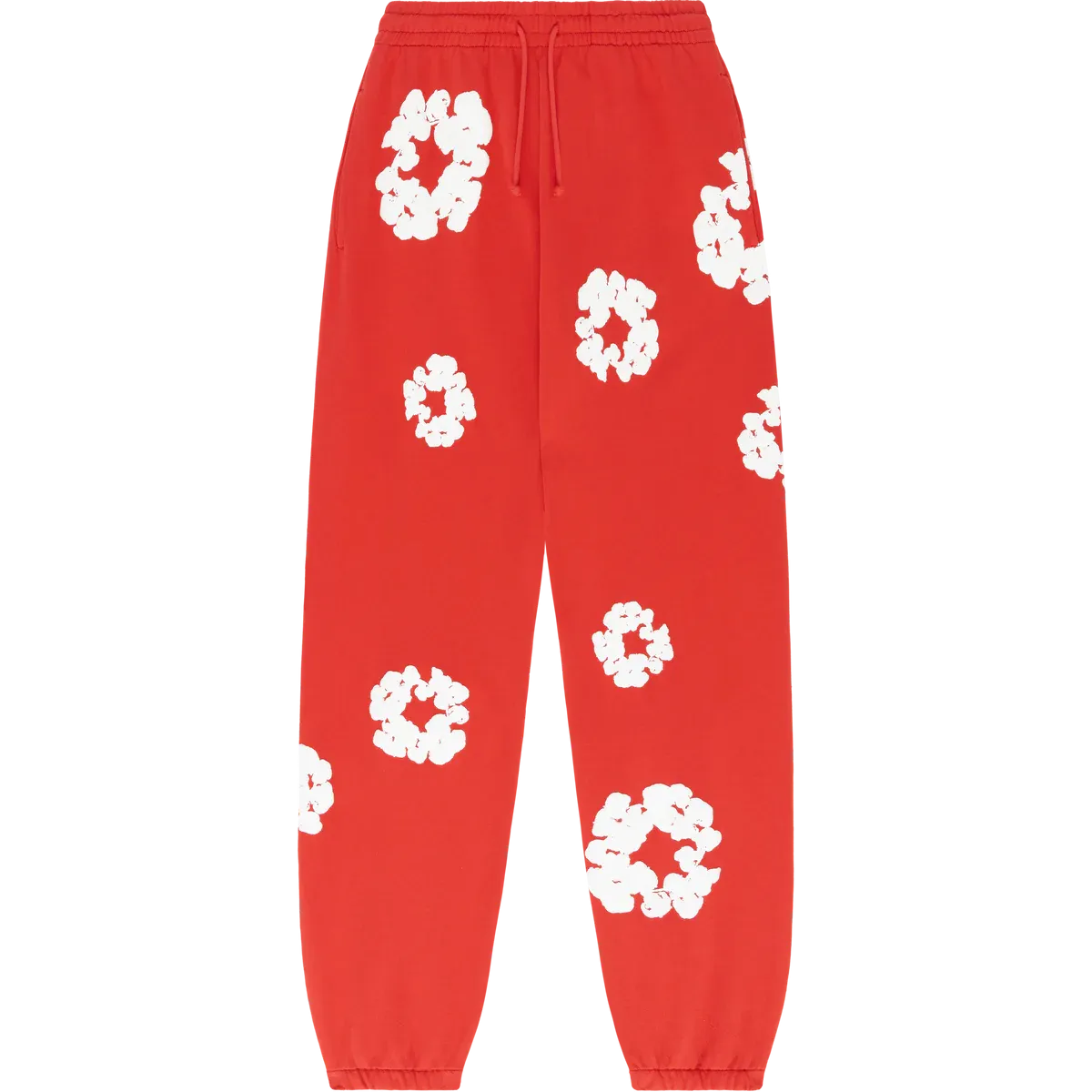 Calça Moleton The Cotton Wreath Denim Tears Vermelha