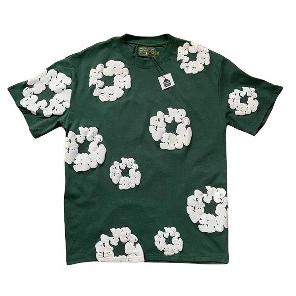 Camiseta Cotton Denim Tears Verde