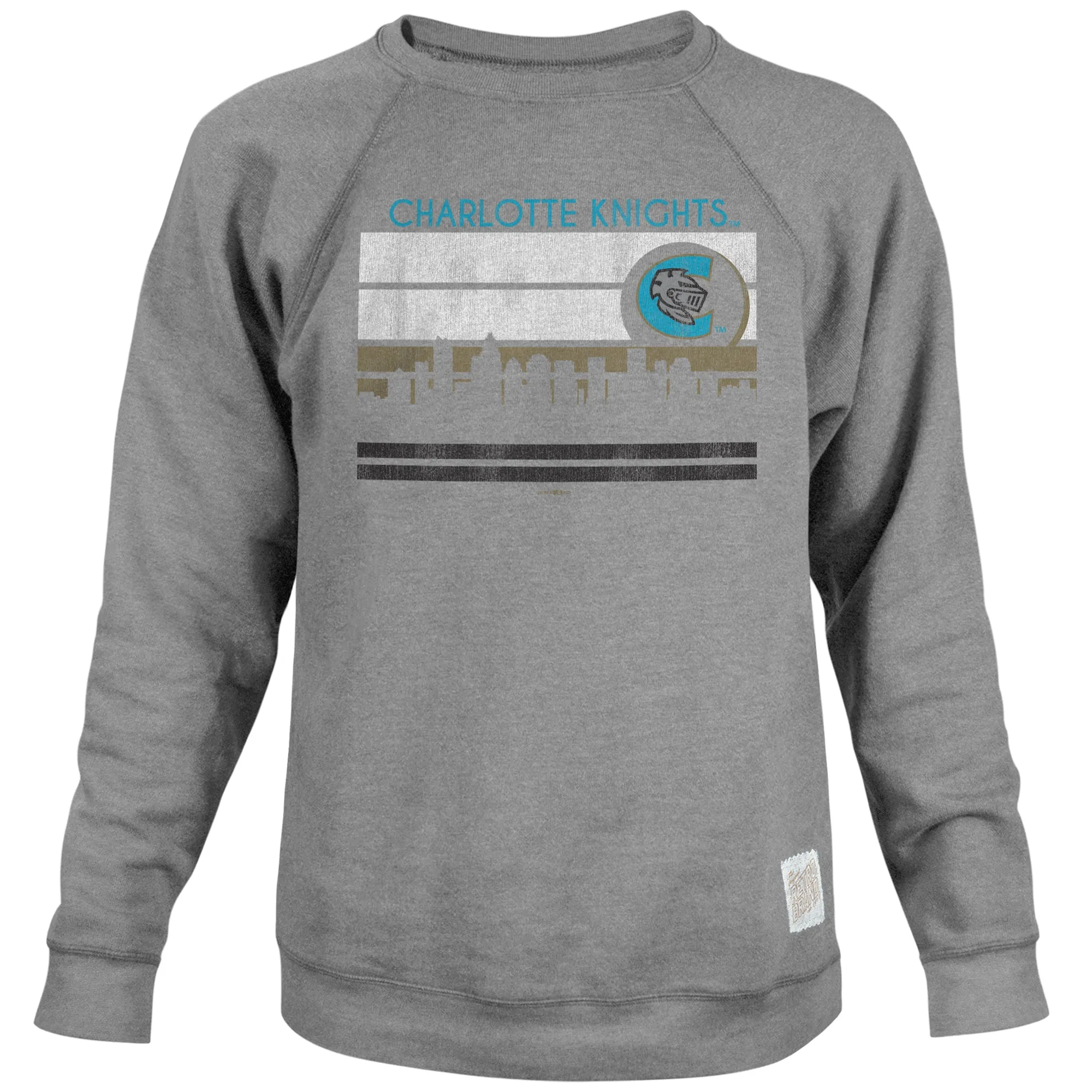 Charlotte Knights Retro Brand Skyline Crew Neck
