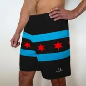 Chicago Flag Black The Lake Effect - 7"