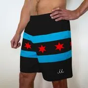 Chicago Flag Black The Lake Effect - 7"