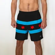 Chicago Flag Black The Lake Effect - 7"