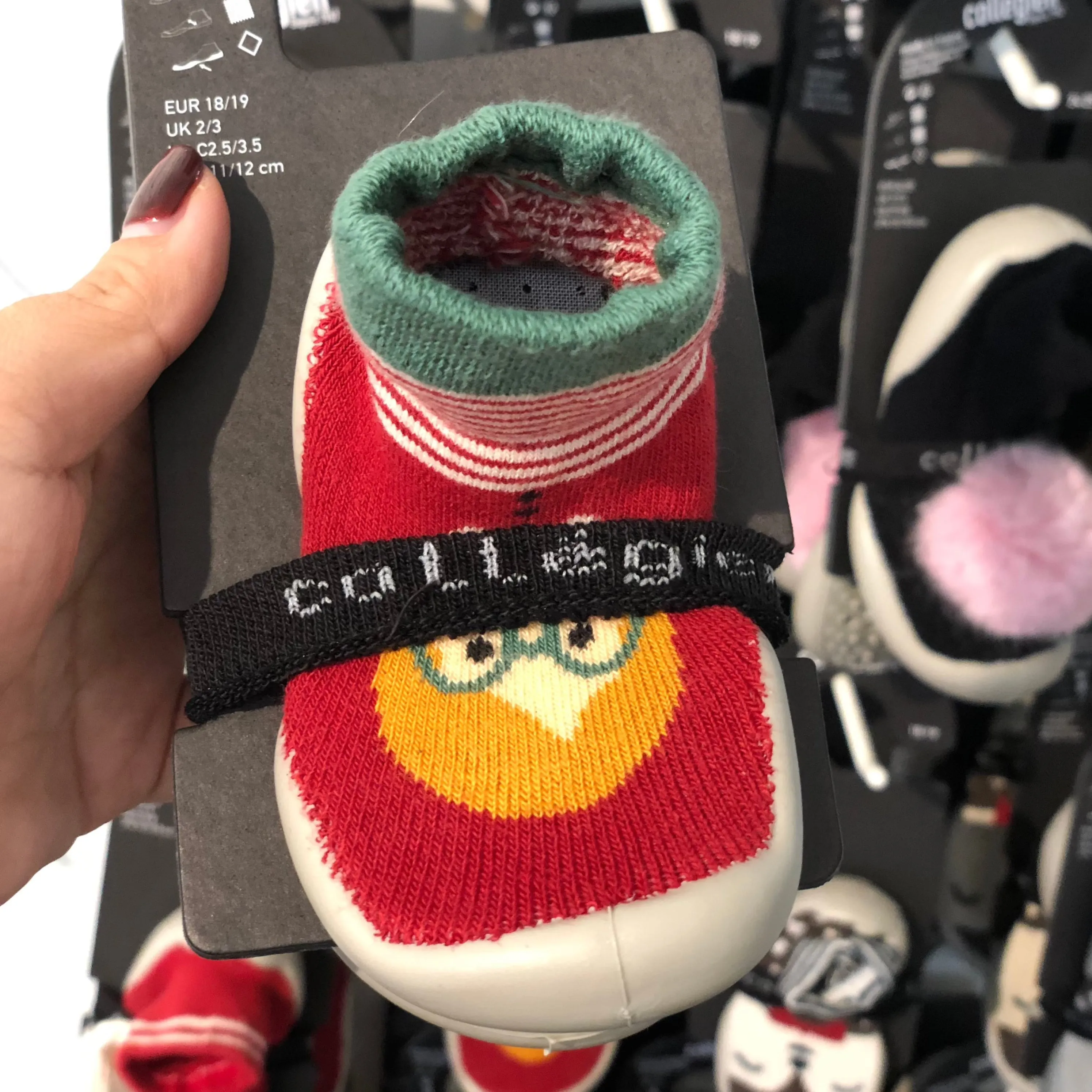 Collegien Chaussons petit chaperon rouge Socks Slippers