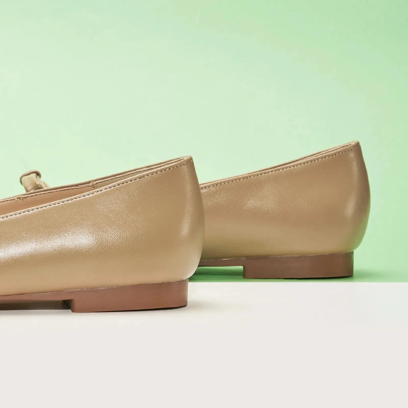Double Bow Ties Cutout Ballet Flats (Emma)