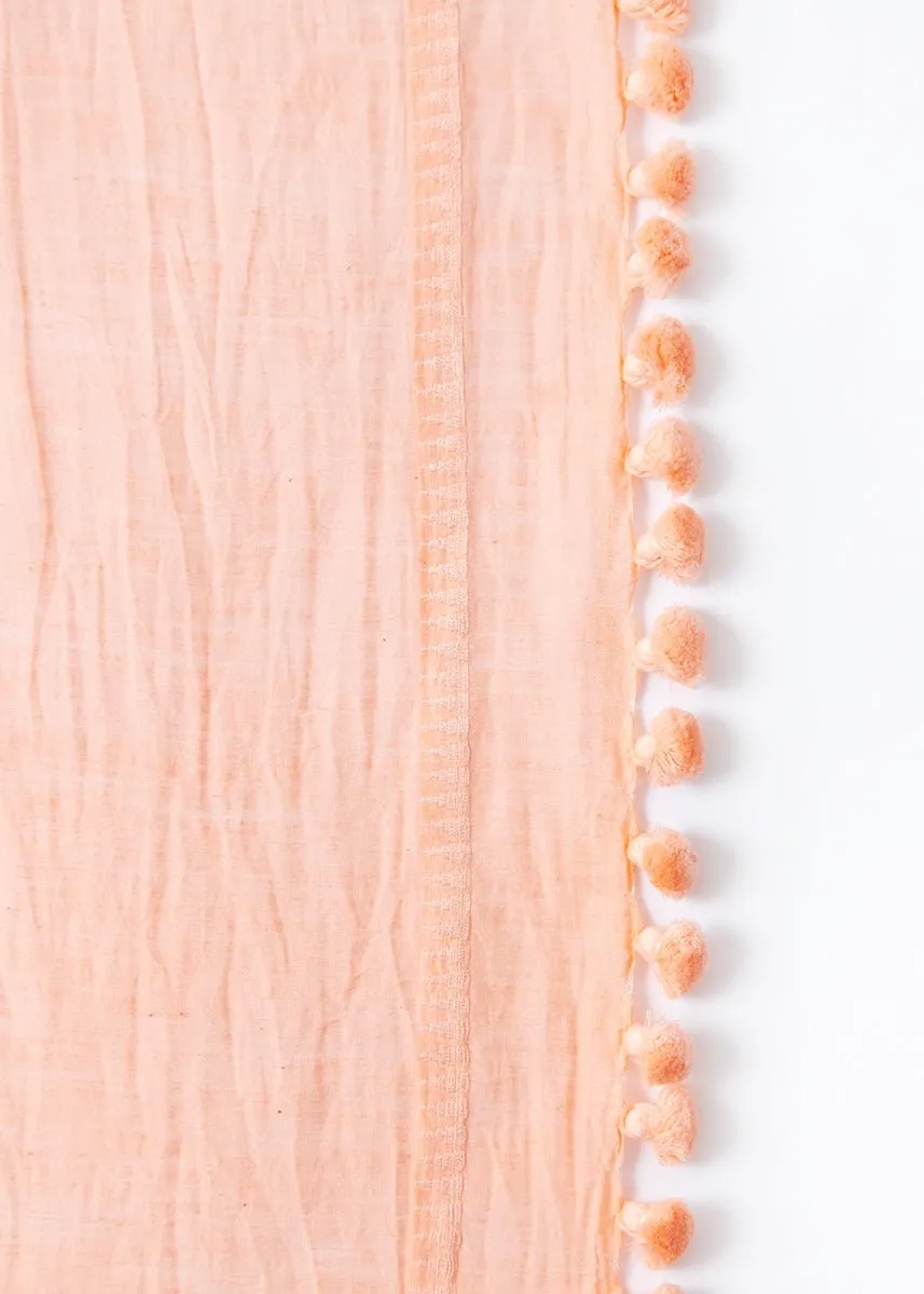 Dupatta Plain Shawl, Sand