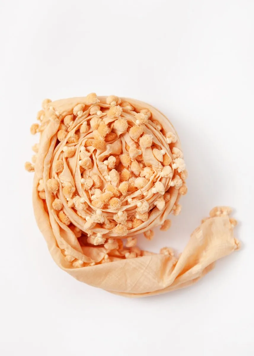 Dupatta Plain Shawl, Wheat