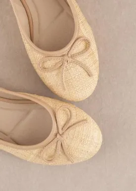 Erika Natural Weave Ballet Flat - FINAL SALE