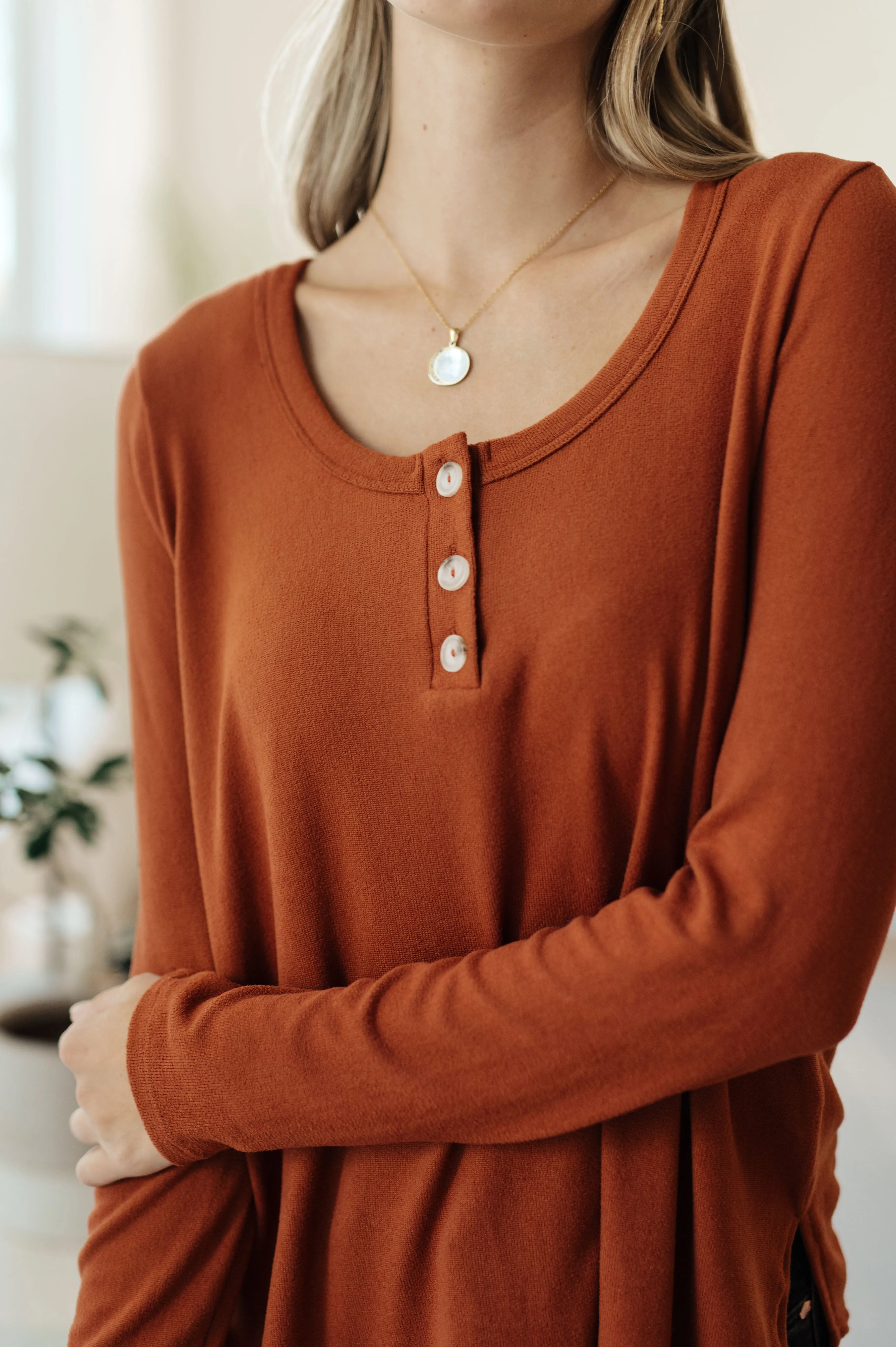 Feeling Better Scoop Neck Top by White Birch
