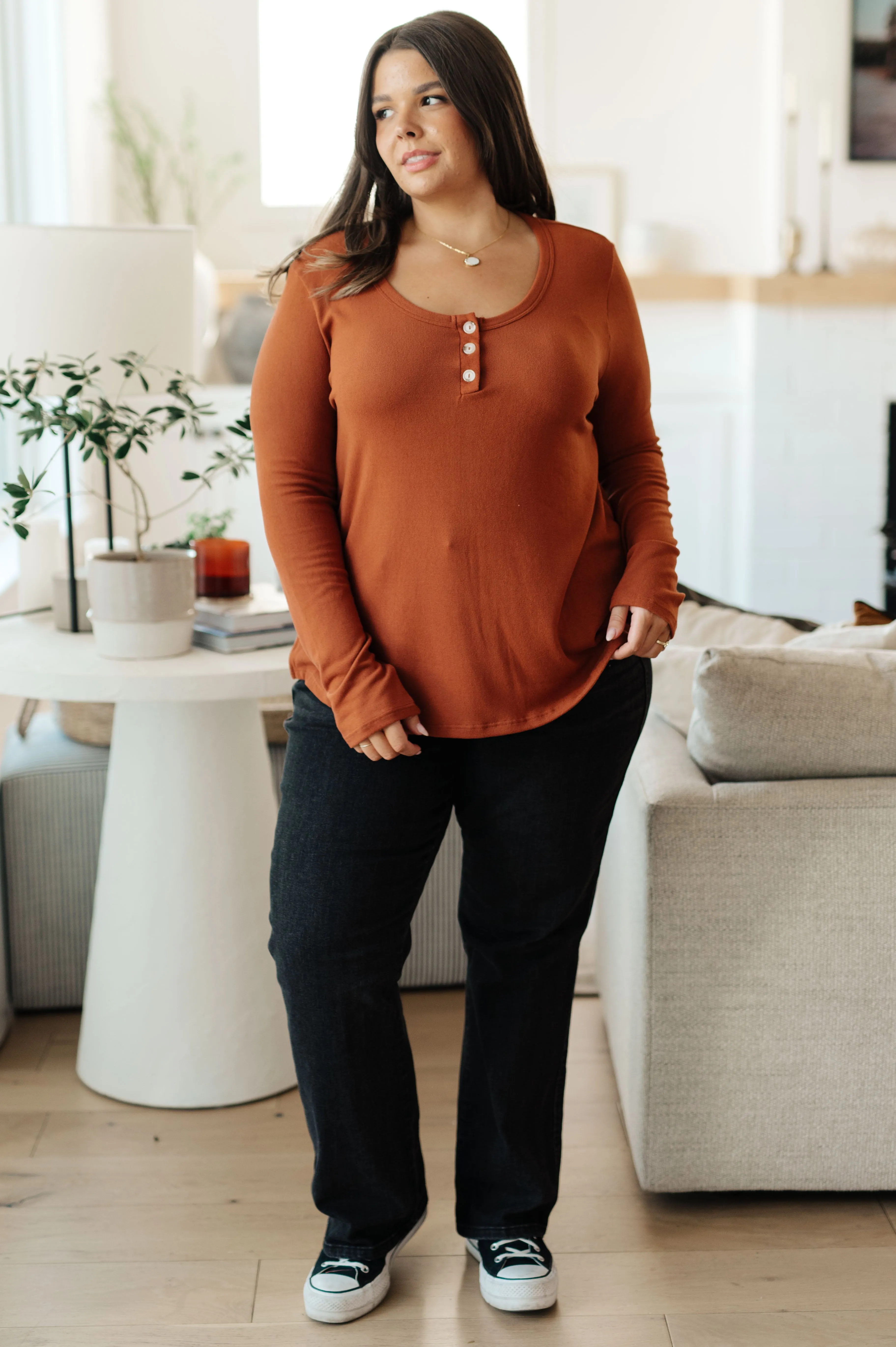 Feeling Better Scoop Neck Top by White Birch