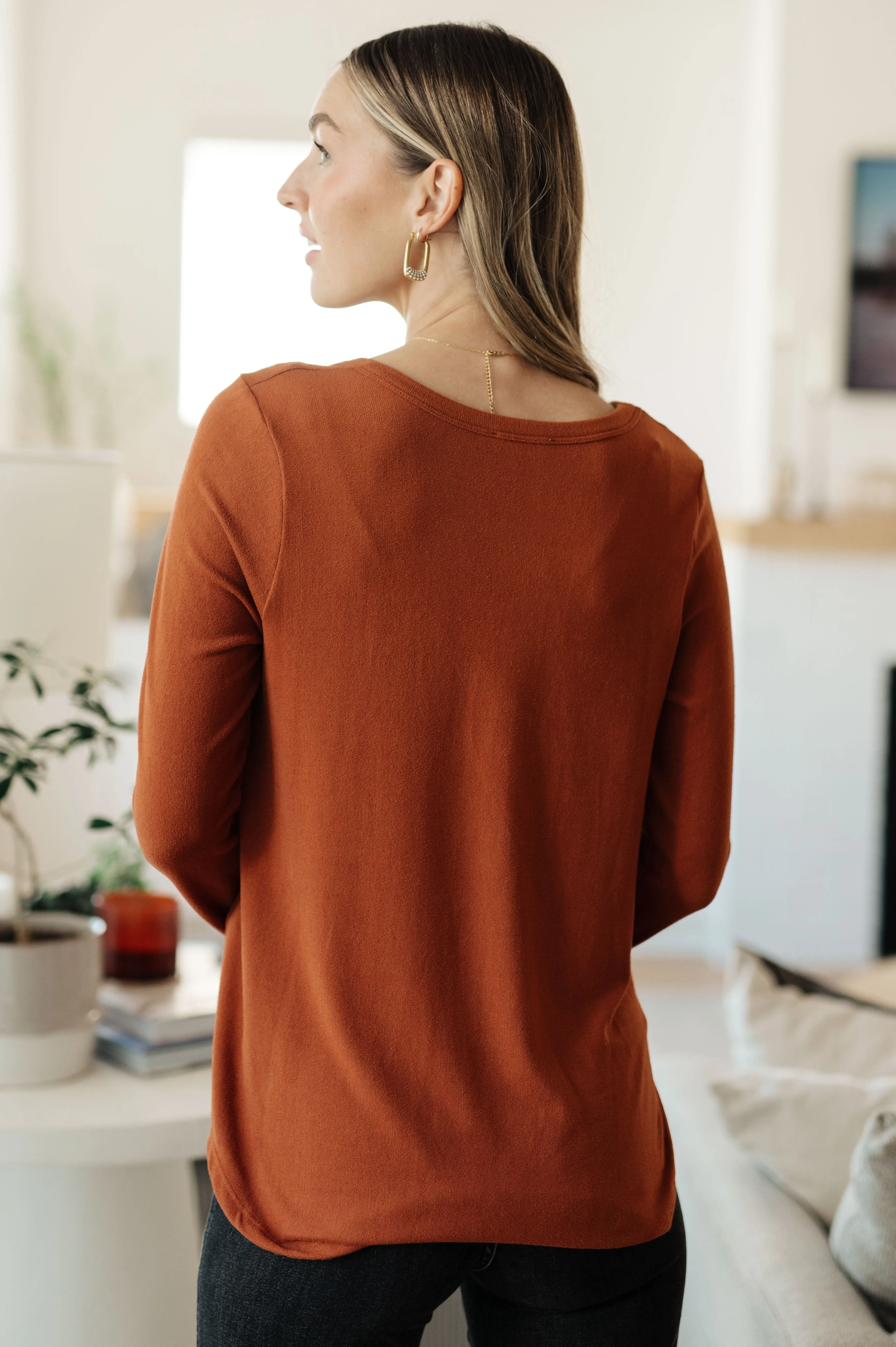 Feeling Better Scoop Neck Top by White Birch